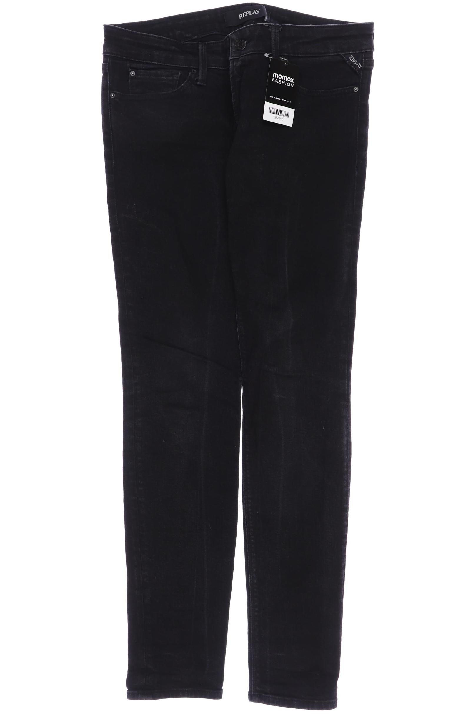

Replay Damen Jeans, schwarz