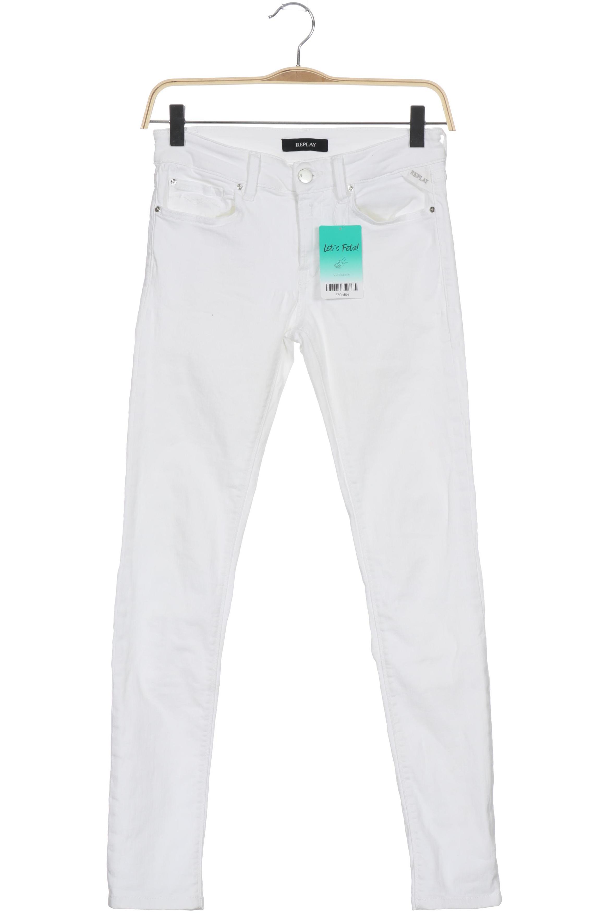 

Replay Damen Jeans, weiß, Gr. 27