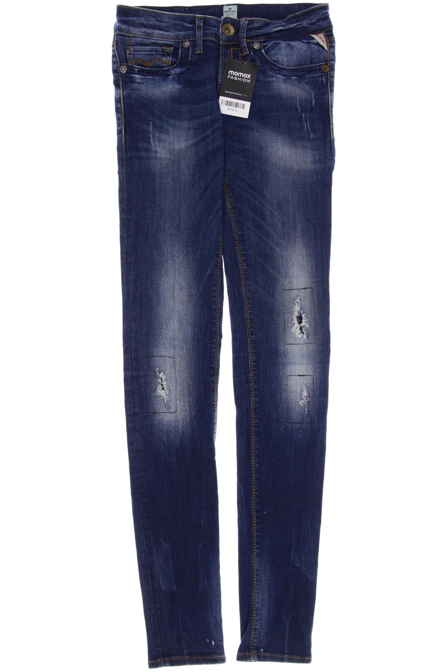 

Replay Damen Jeans, blau
