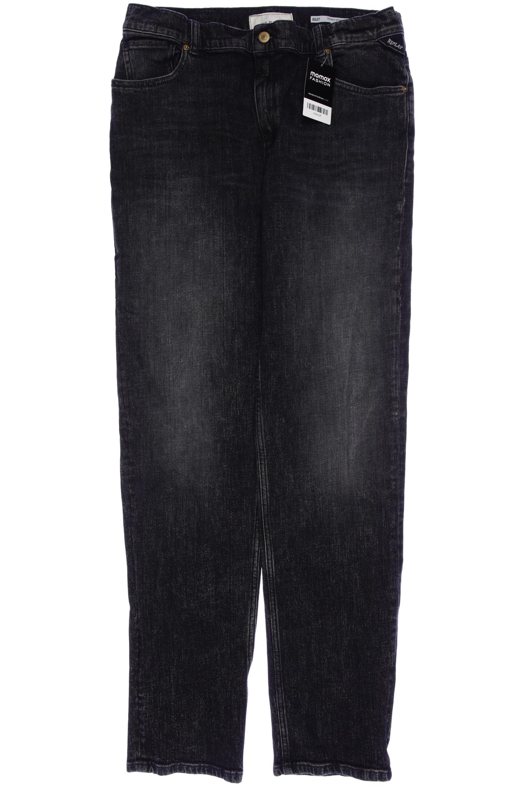 

Replay Damen Jeans, schwarz, Gr. 33