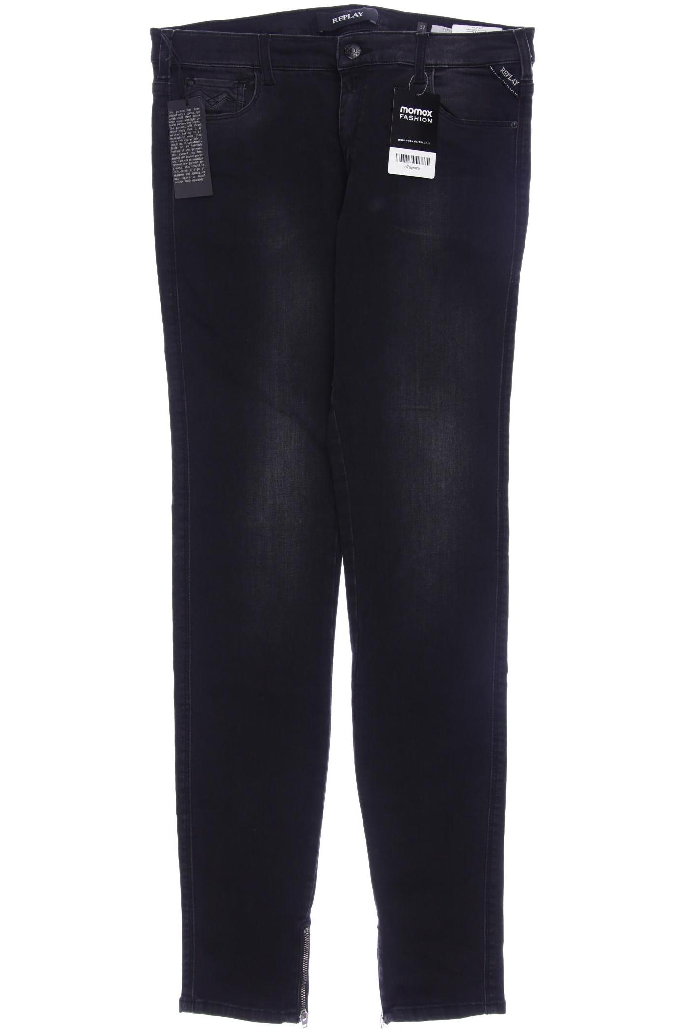 

Replay Damen Jeans, schwarz