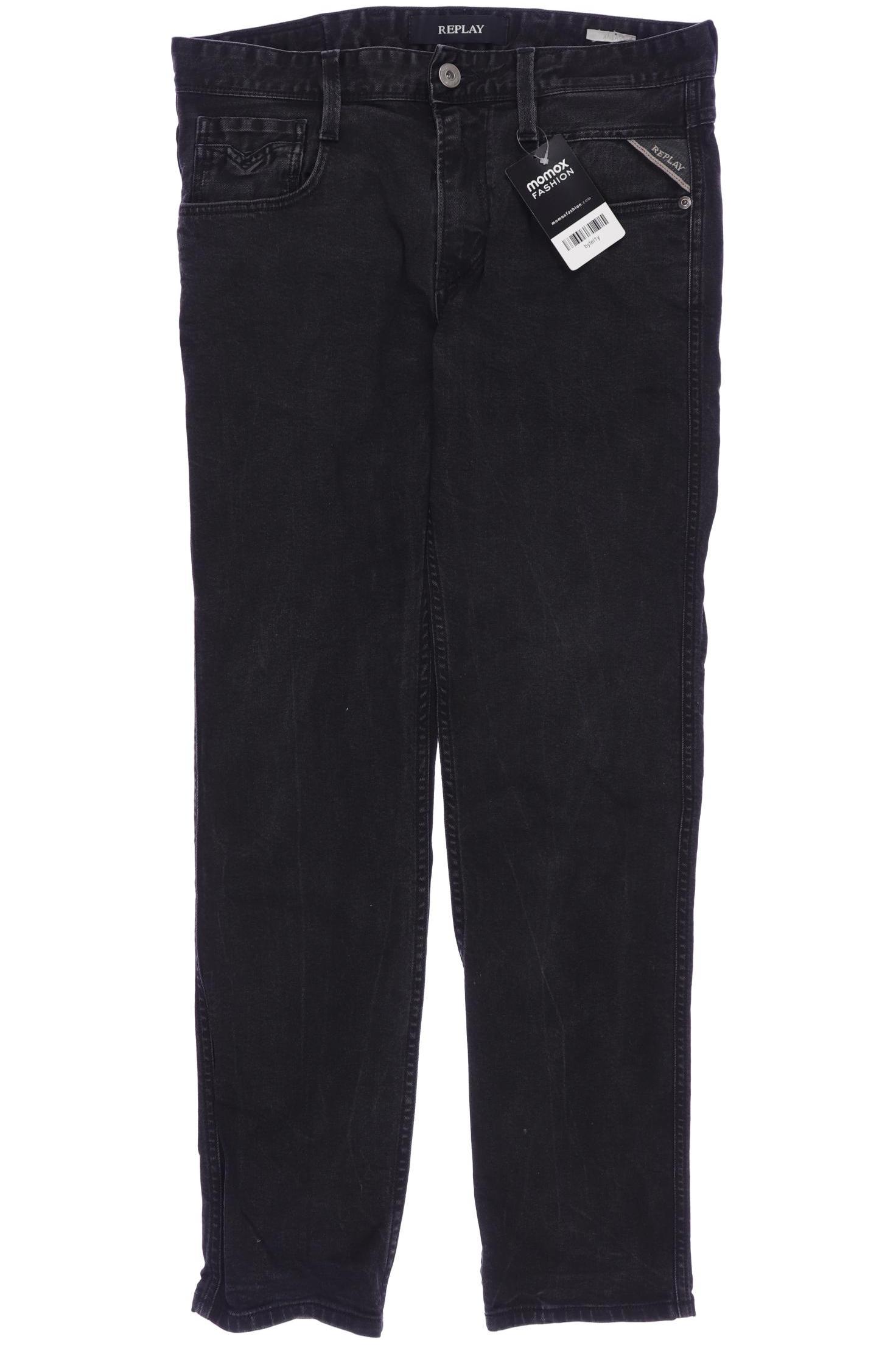 

Replay Damen Jeans, schwarz, Gr. 30