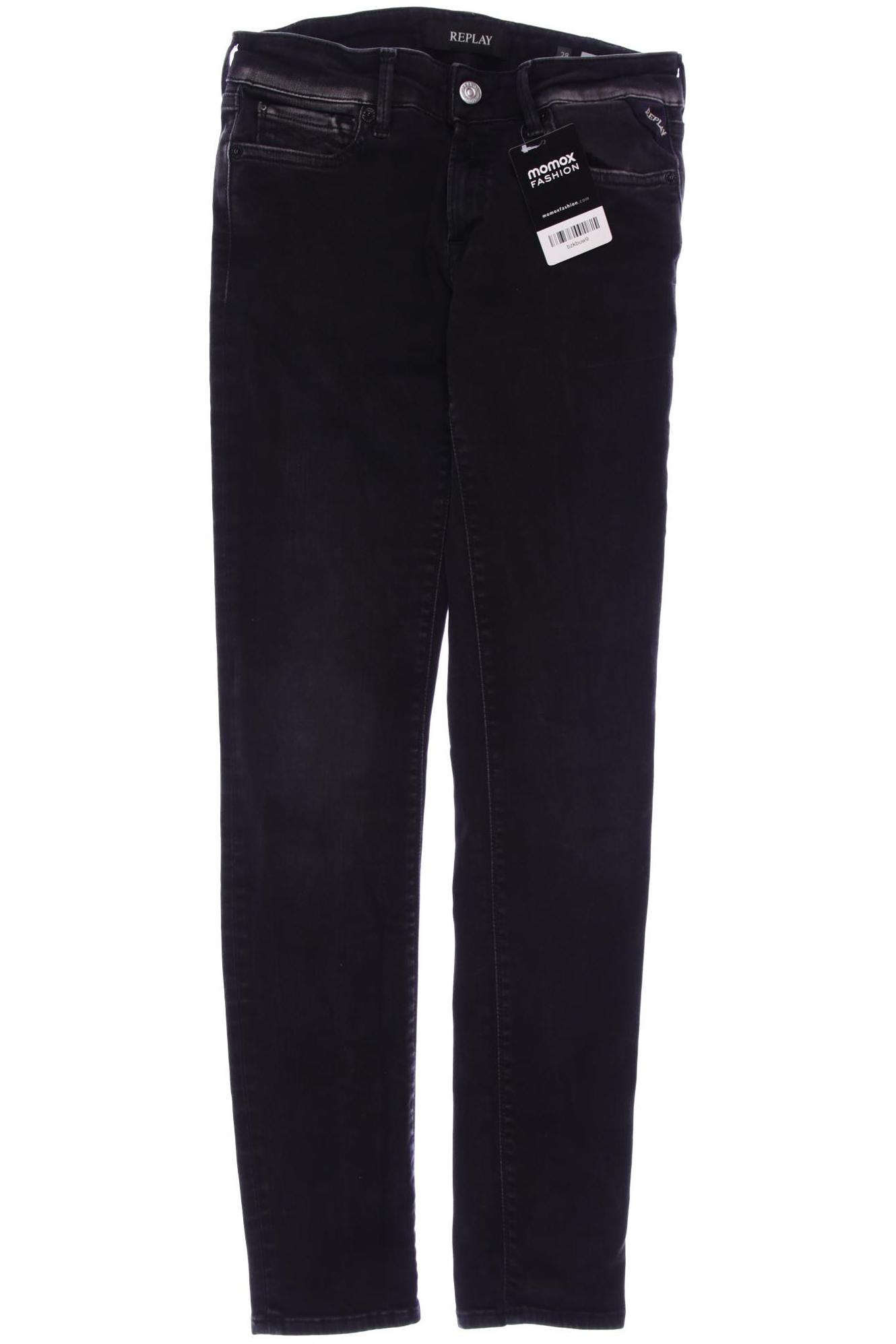 

Replay Damen Jeans, schwarz