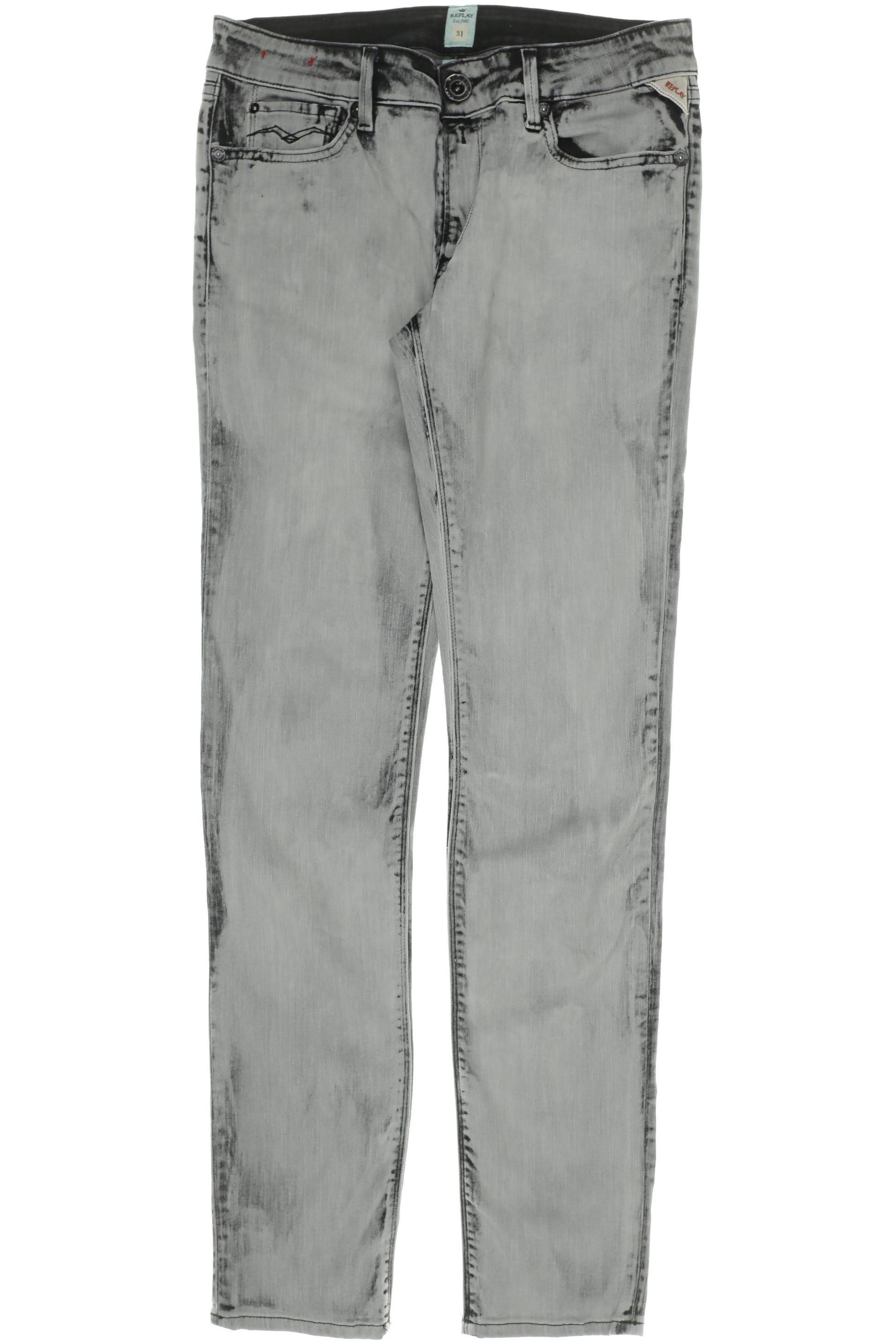 

Replay Damen Jeans, grau, Gr. 31