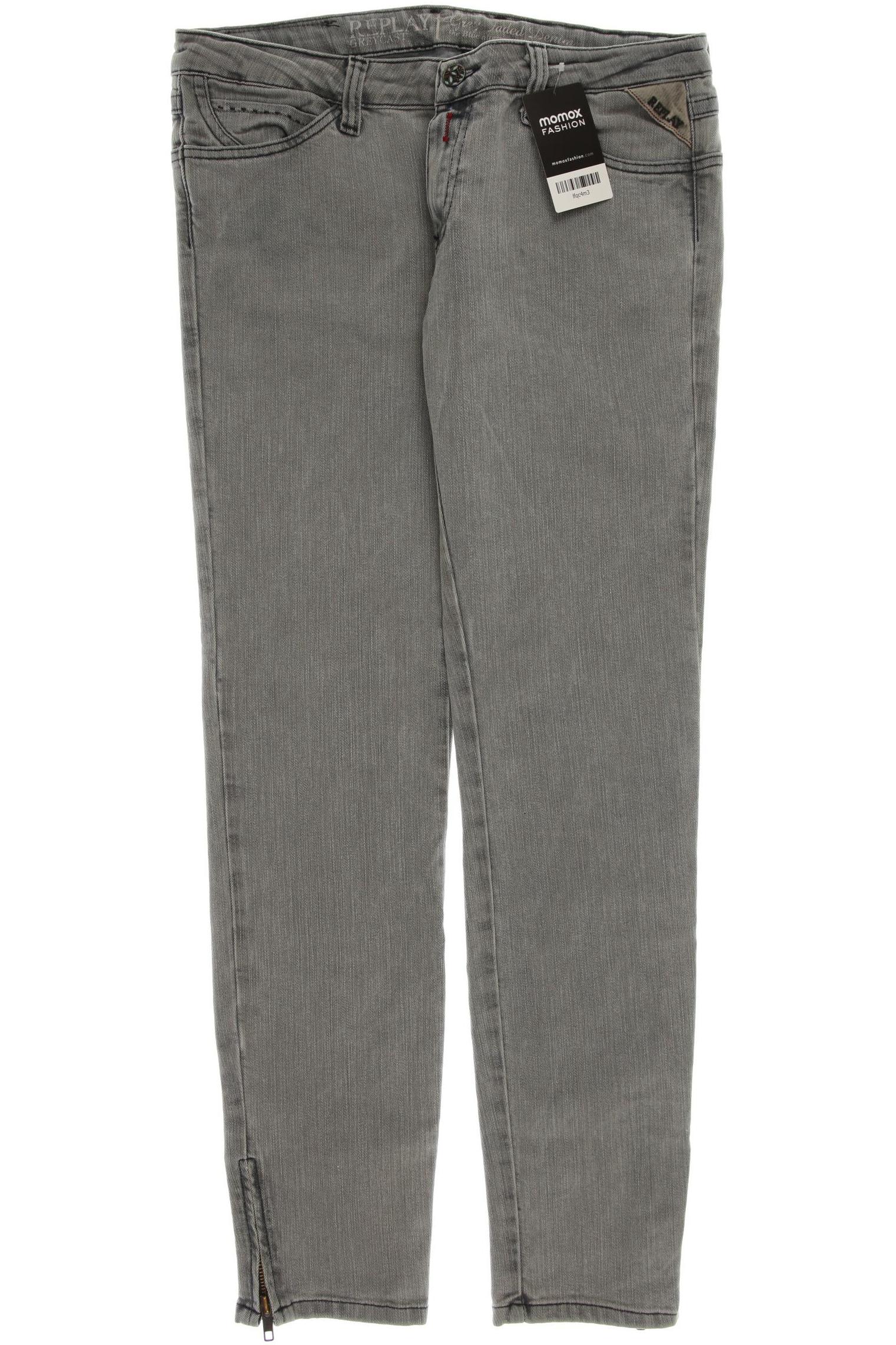 

Replay Damen Jeans, grau, Gr. 31