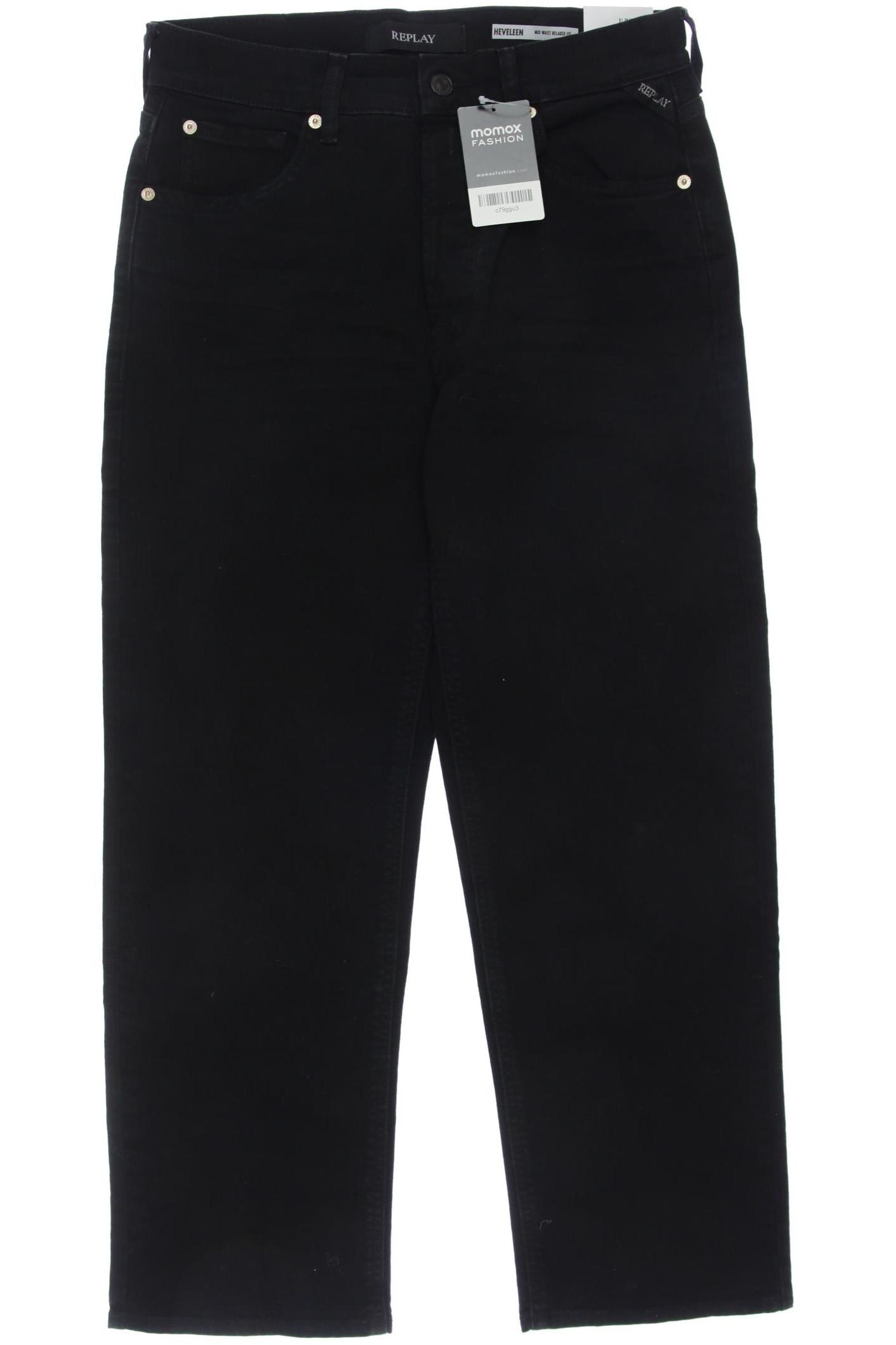 

Replay Damen Jeans, schwarz, Gr. 27