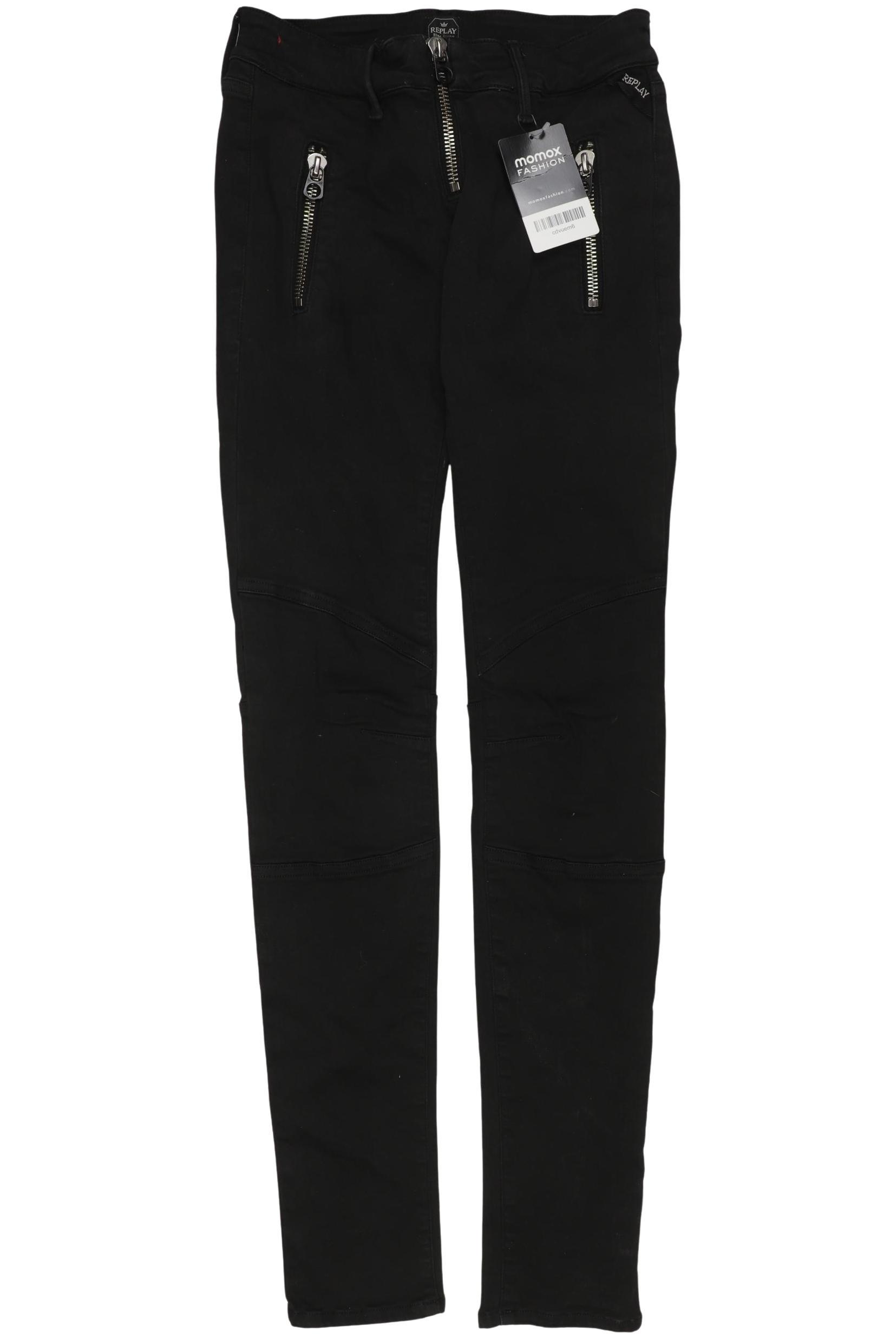 

Replay Damen Jeans, schwarz, Gr. 25