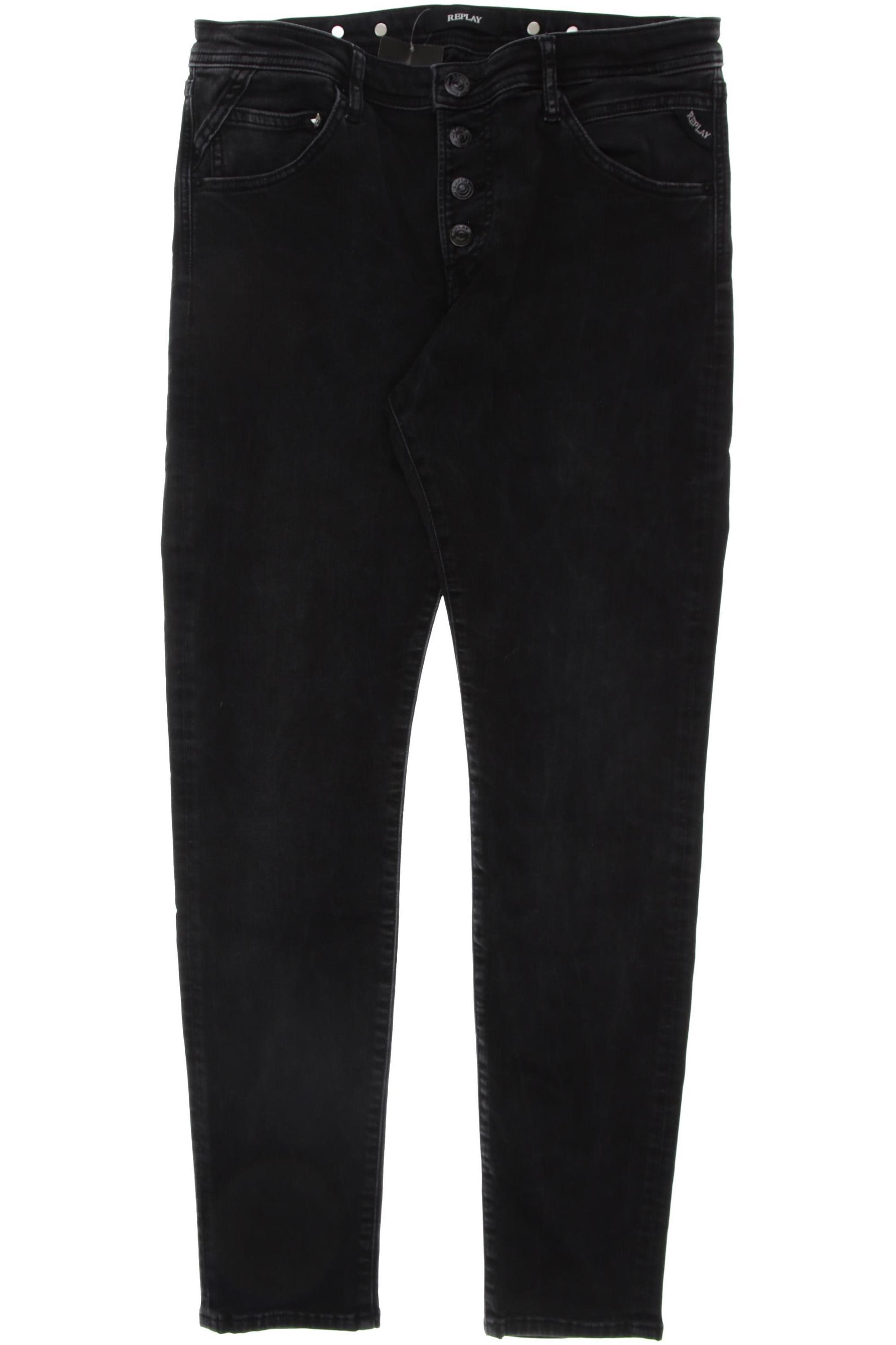 

Replay Damen Jeans, schwarz, Gr. 27