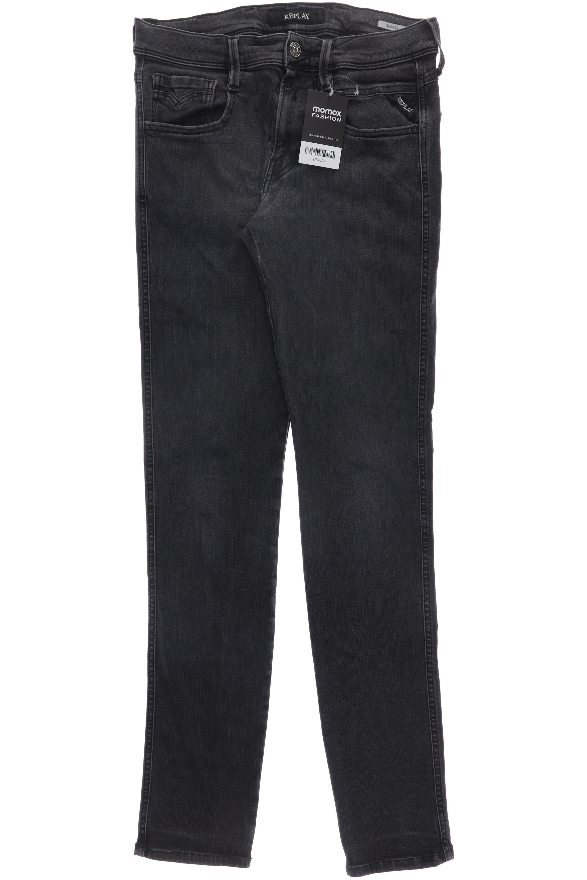

Replay Damen Jeans, schwarz, Gr. 28
