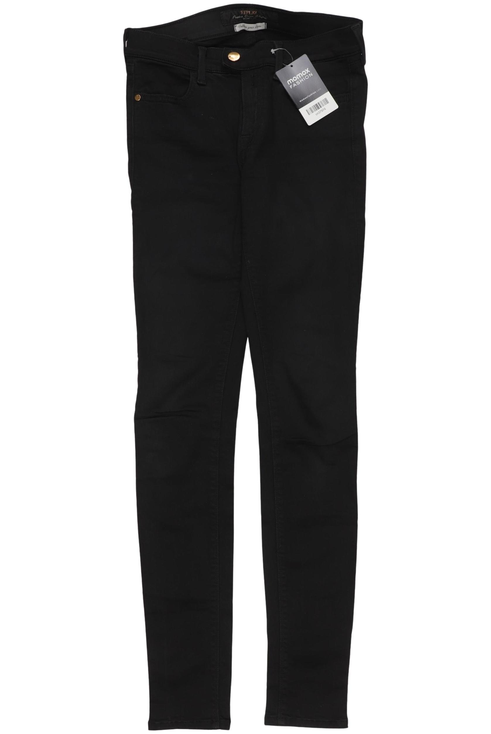 

Replay Damen Jeans, schwarz, Gr. 25