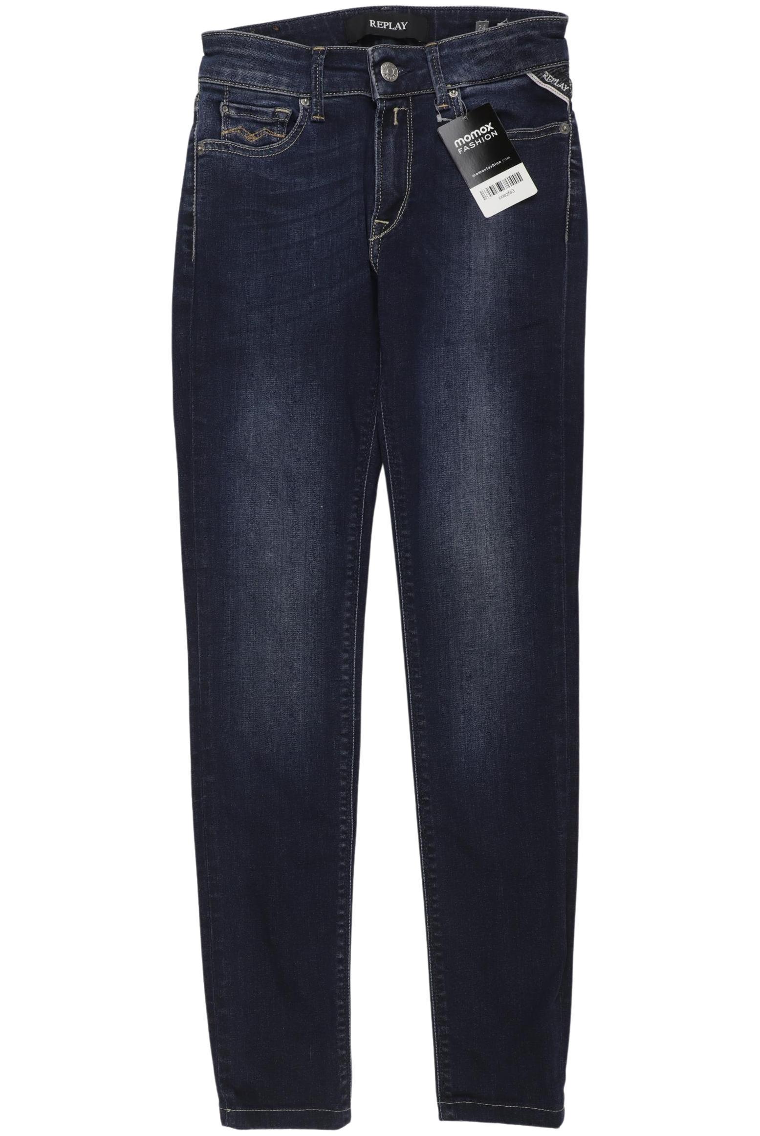 

Replay Damen Jeans, marineblau, Gr. 24