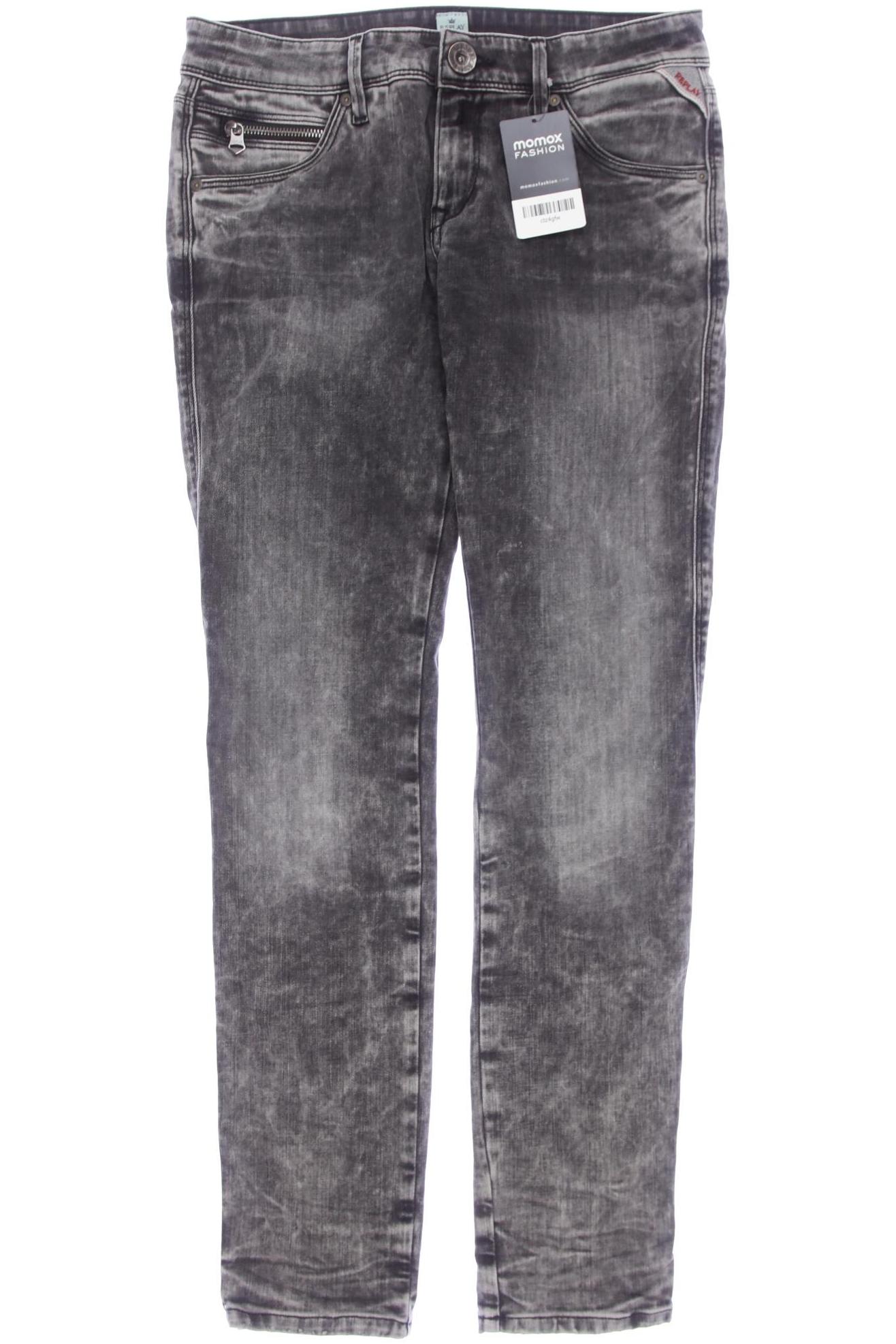 

Replay Damen Jeans, grau, Gr. 28