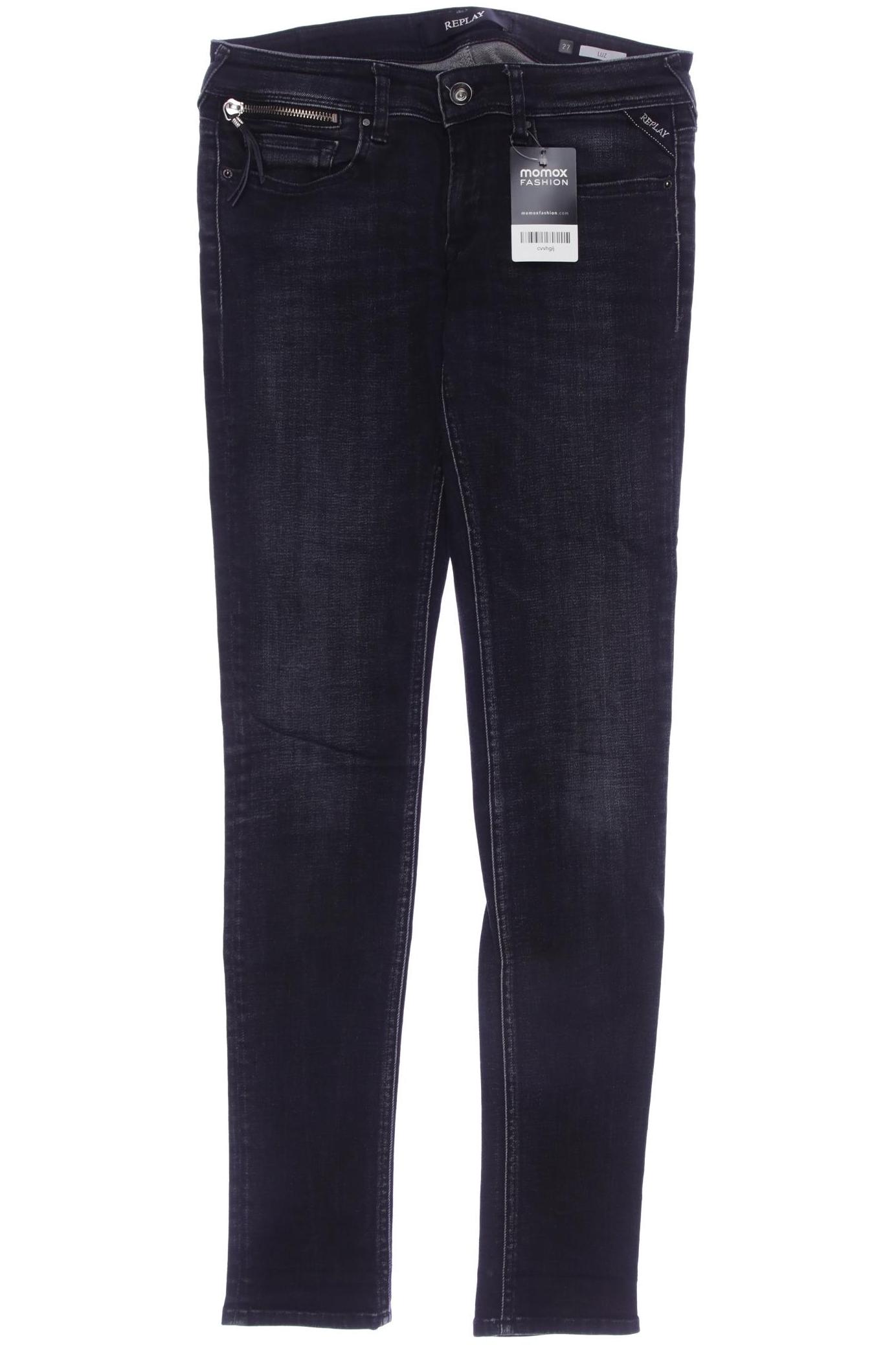 

Replay Damen Jeans, grau, Gr. 27