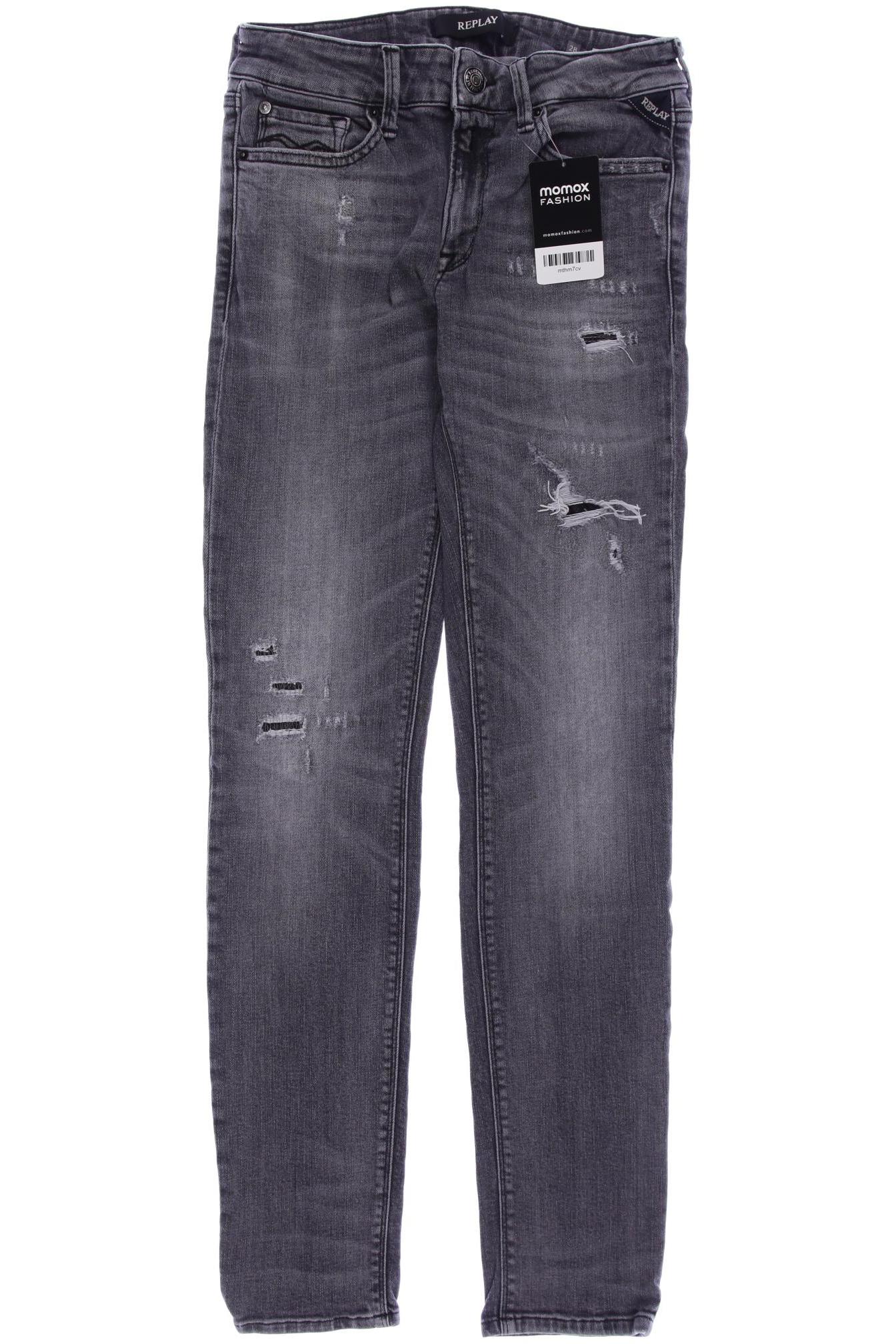 

Replay Damen Jeans, grau, Gr. 38