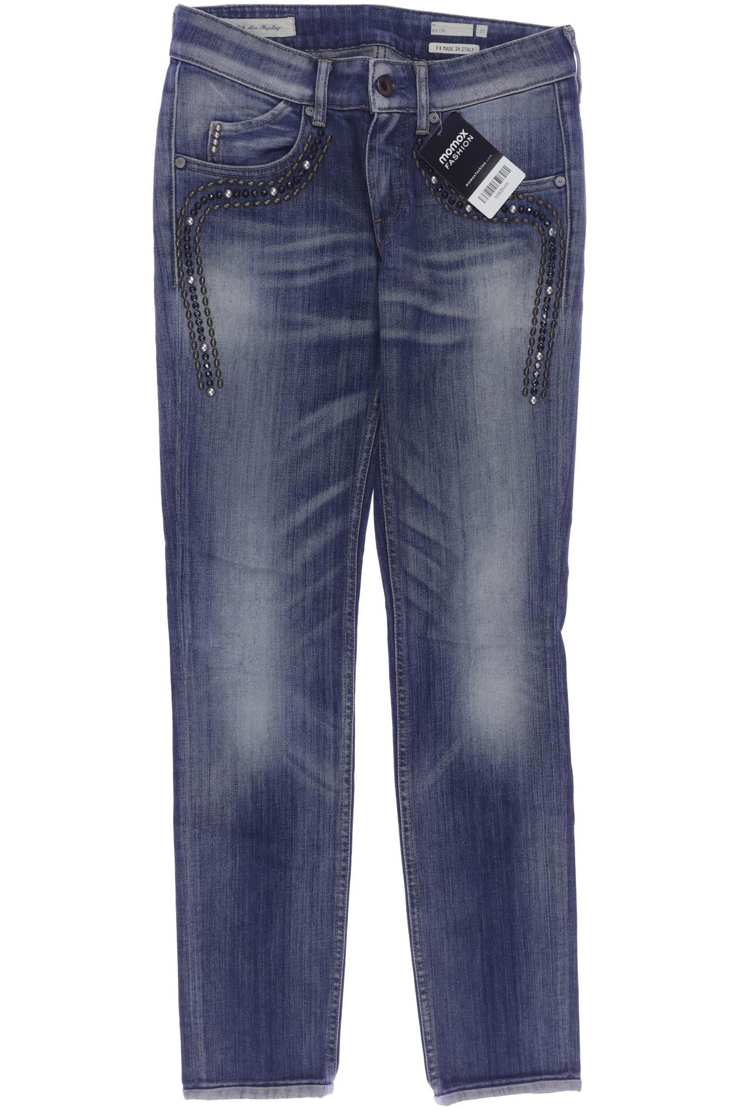 

Replay Damen Jeans, blau, Gr. 25