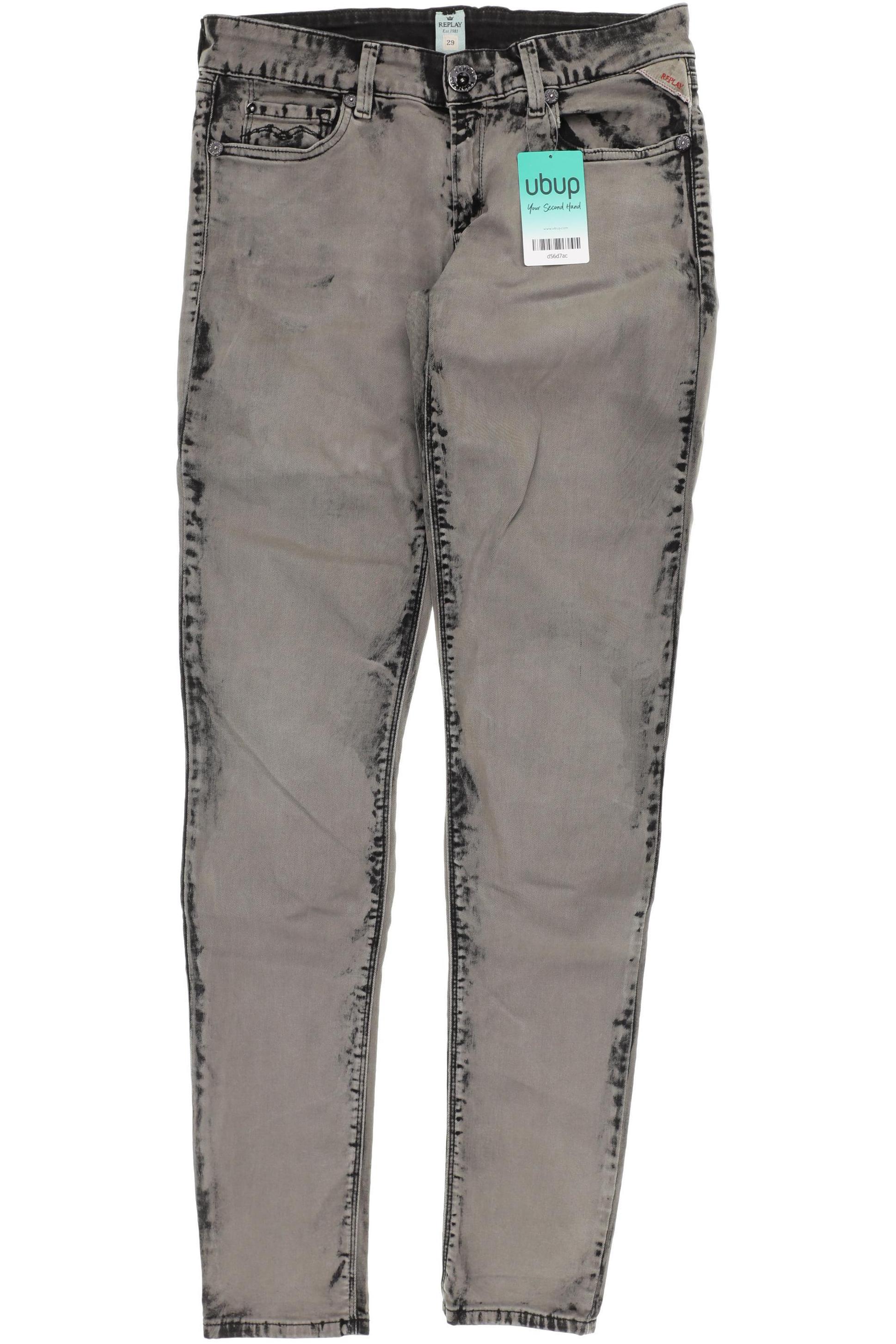 

Replay Damen Jeans, grau, Gr. 29