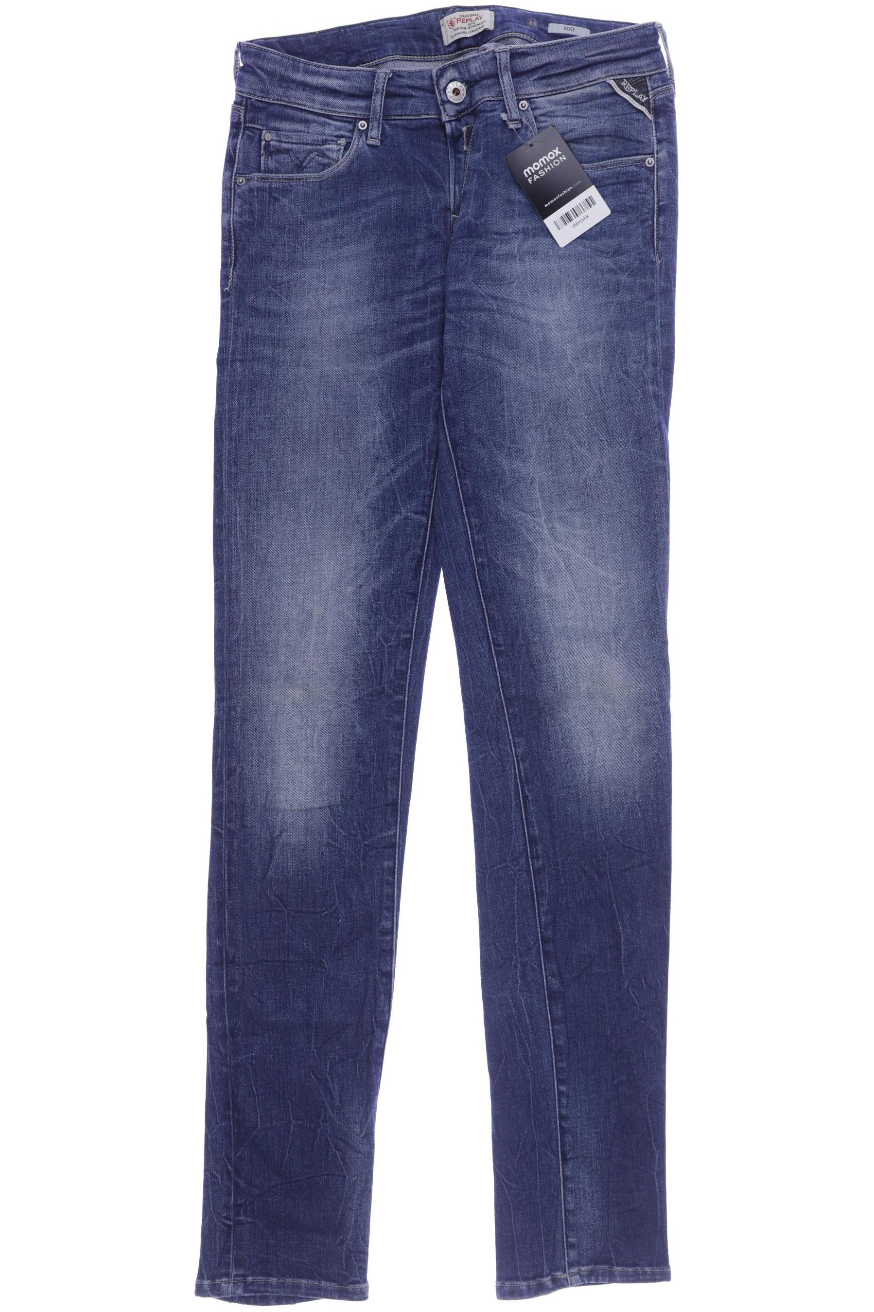 

Replay Damen Jeans, blau, Gr. 26