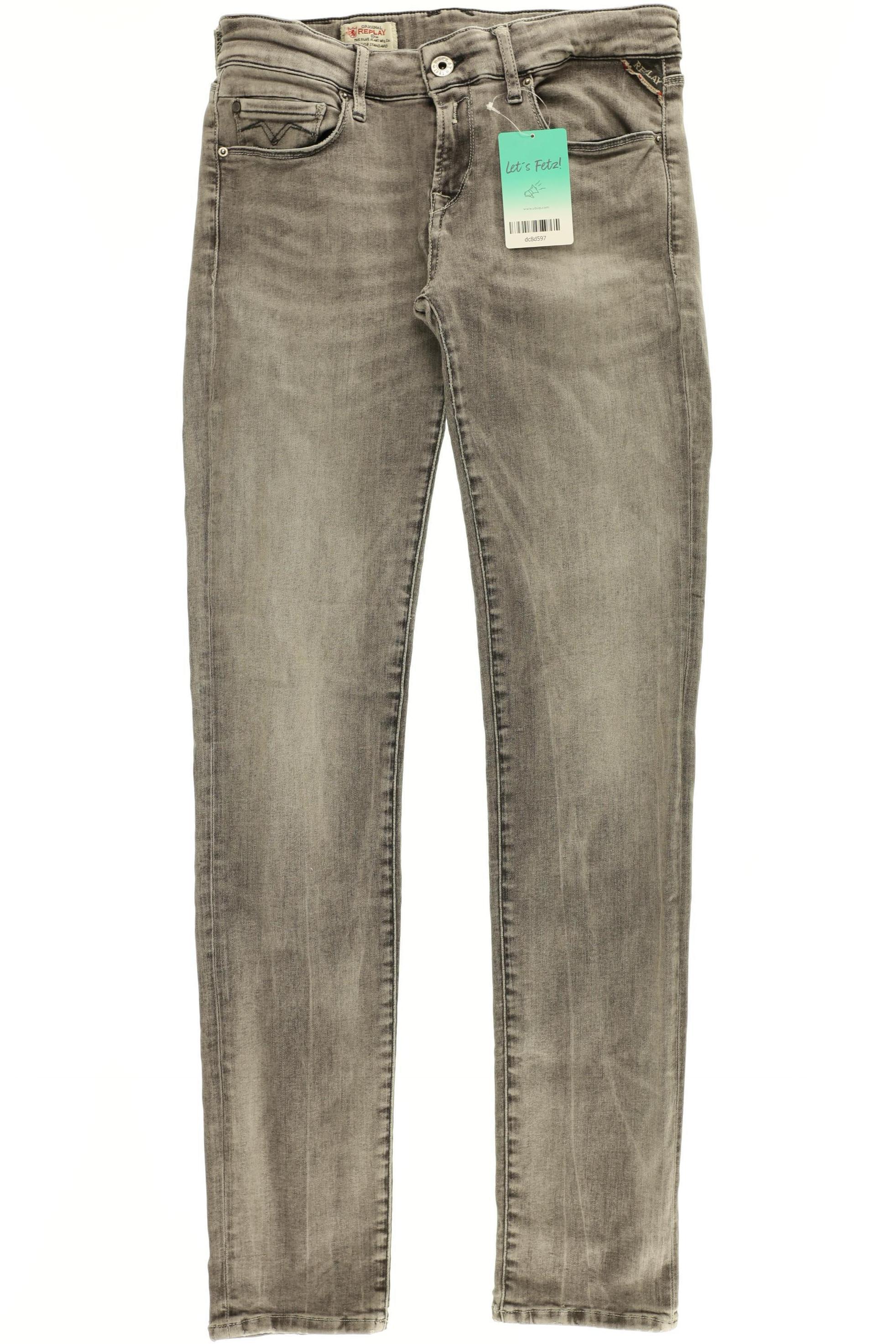 

Replay Damen Jeans, grau, Gr. 28