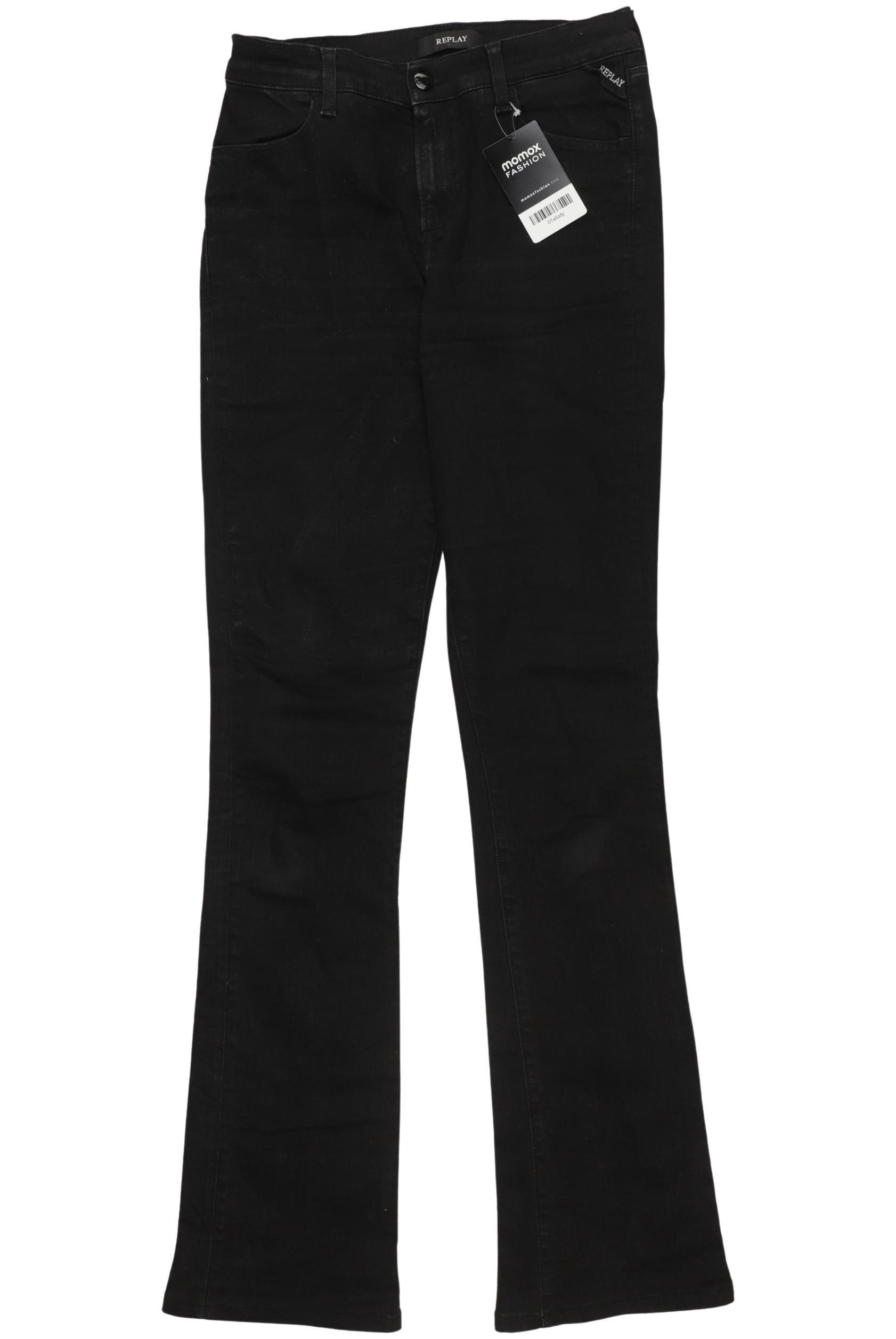 

Replay Damen Jeans, schwarz, Gr. 27