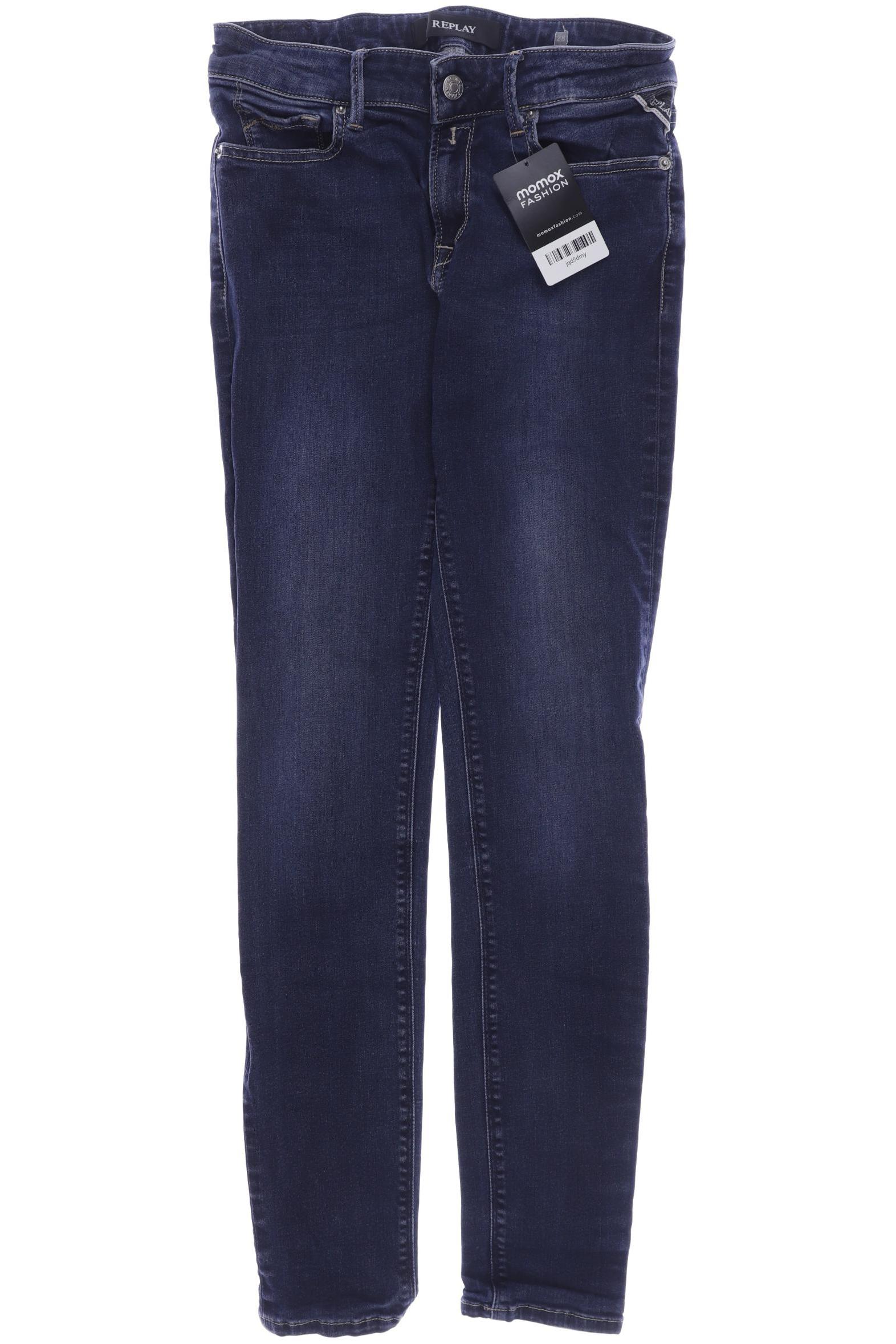 

Replay Damen Jeans, marineblau, Gr. 28