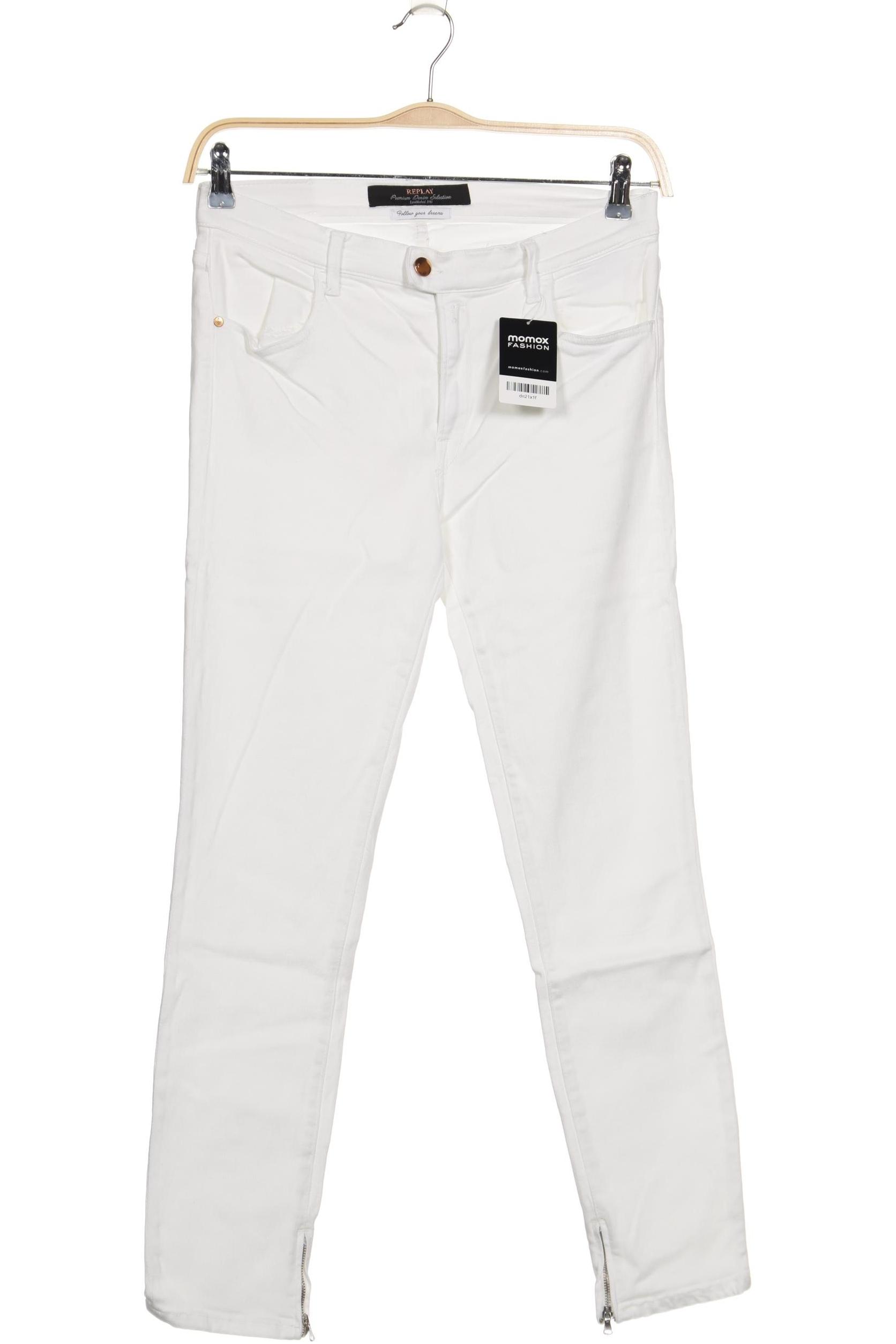 

Replay Damen Jeans, weiß, Gr. 30