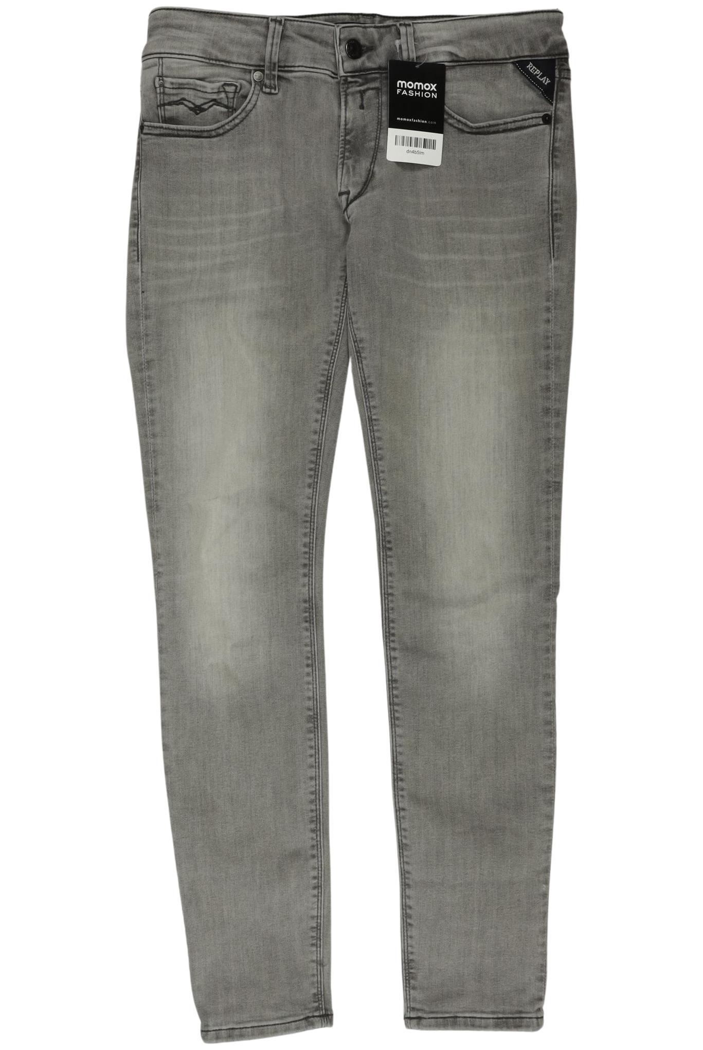 

Replay Damen Jeans, grau, Gr. 28