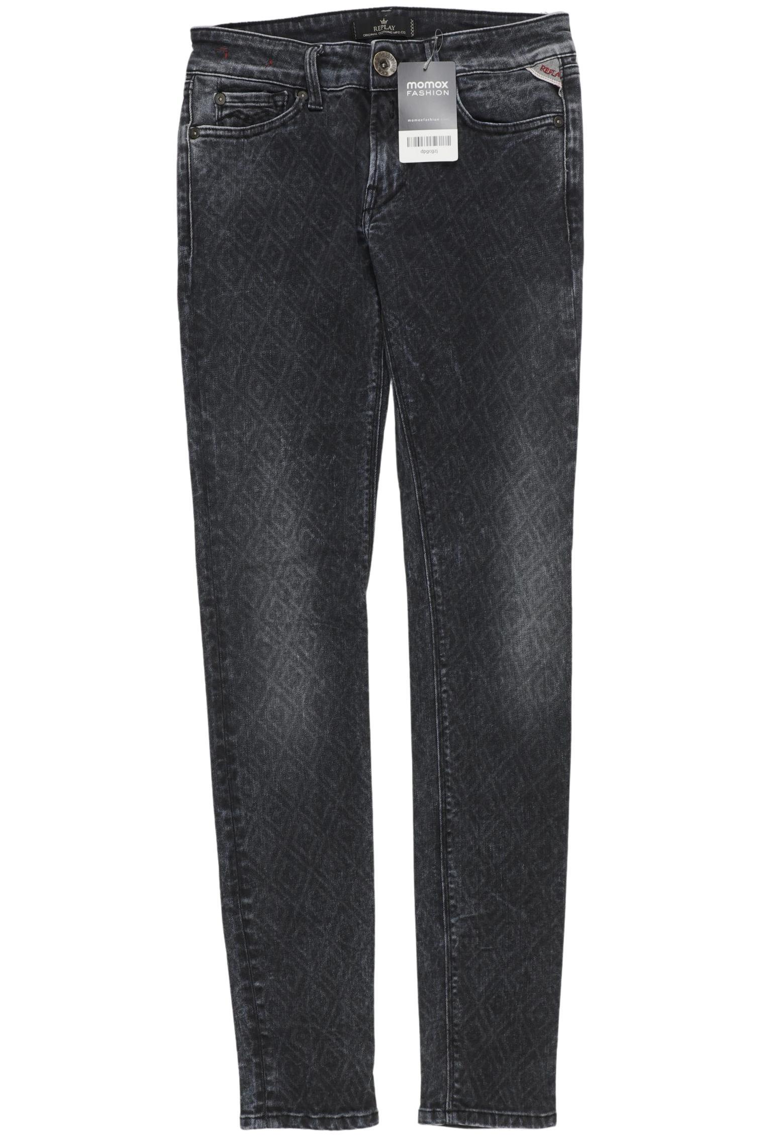 

Replay Damen Jeans, schwarz, Gr. 26