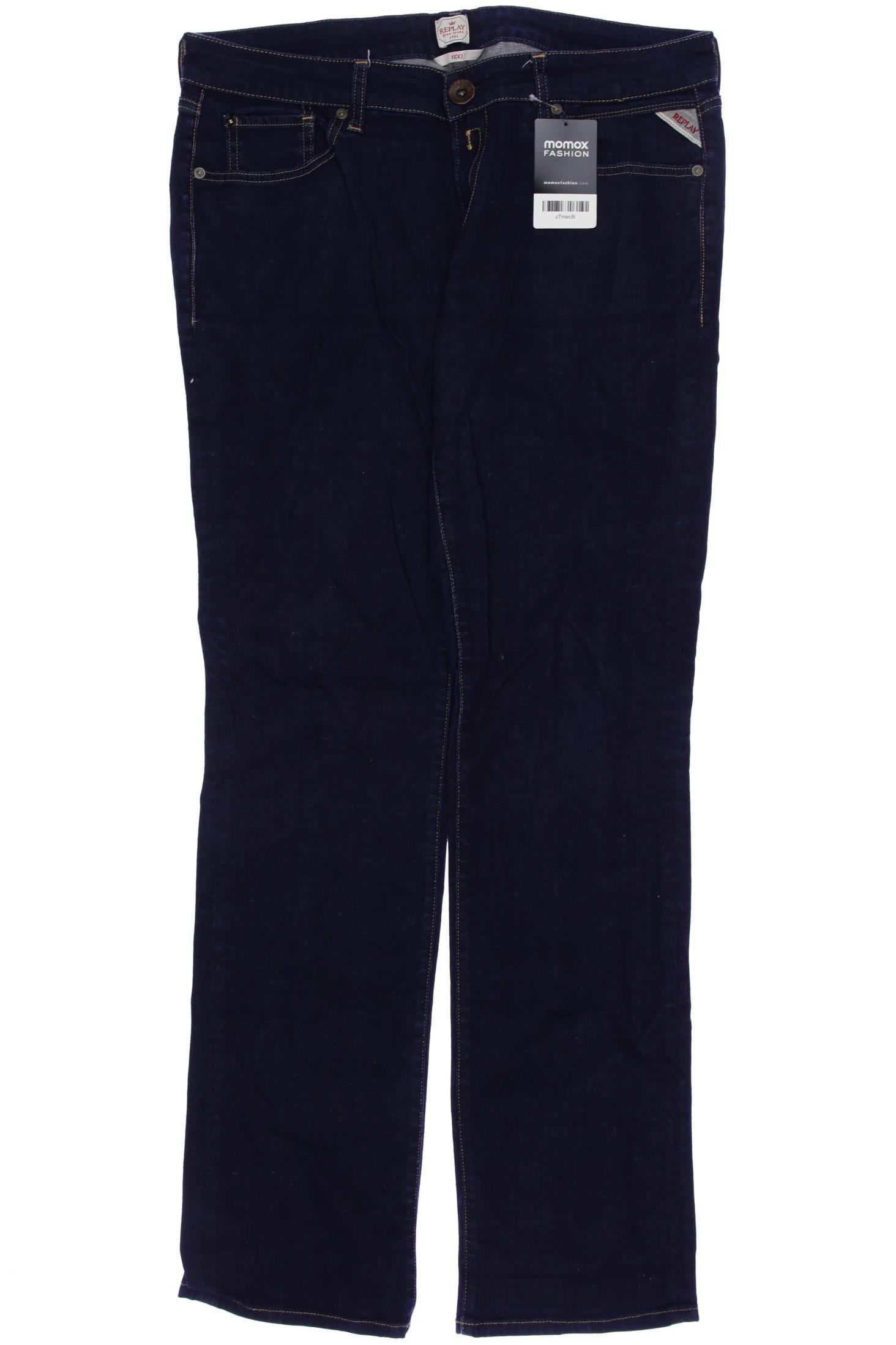 

Replay Damen Jeans, marineblau, Gr. 34