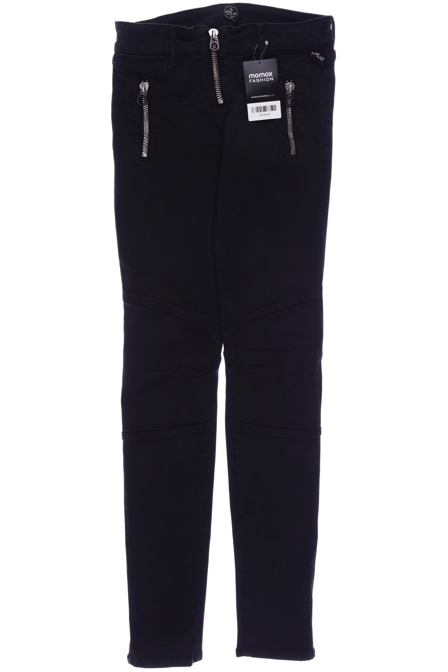 

Replay Damen Jeans, schwarz