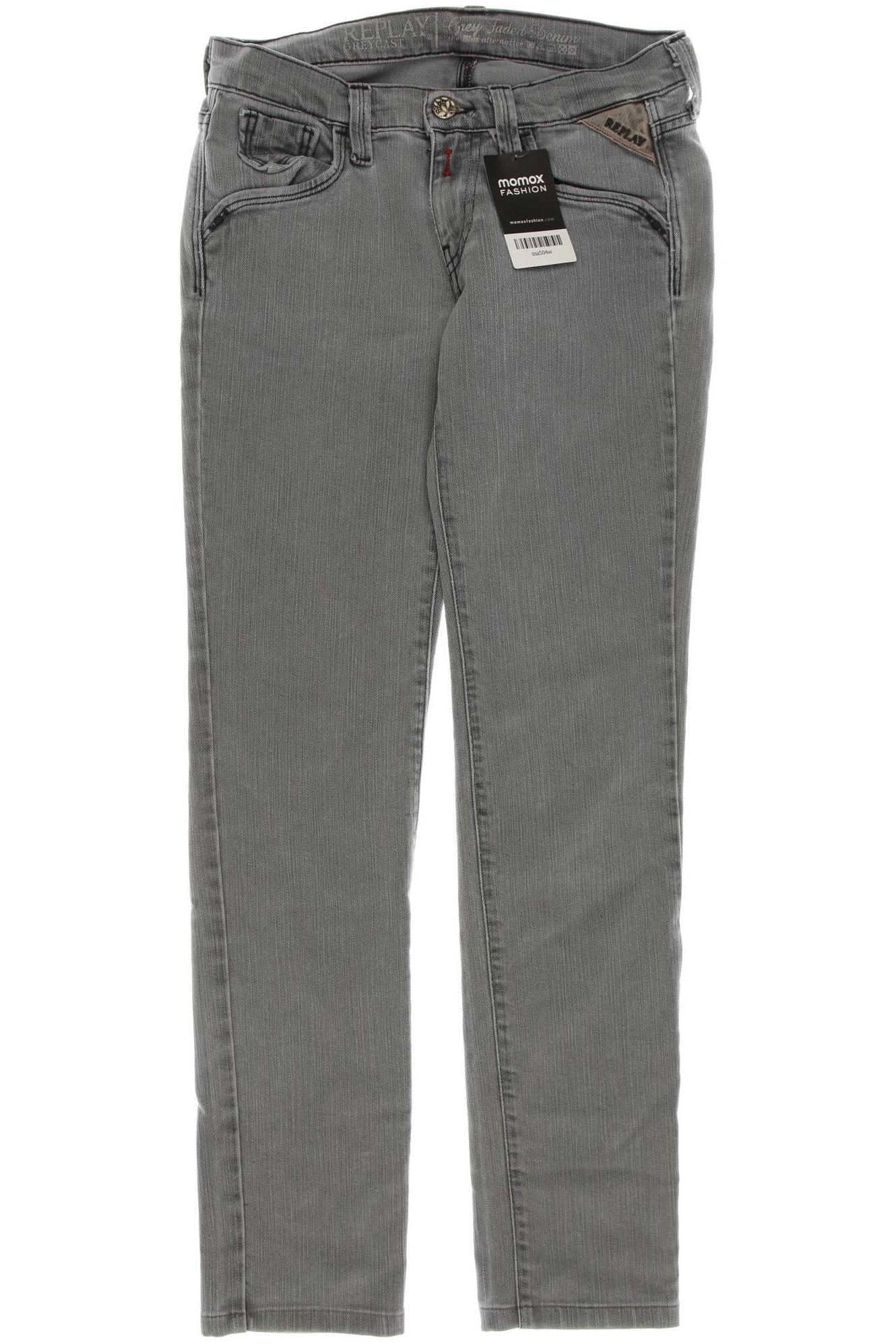

Replay Damen Jeans, grau, Gr. 26