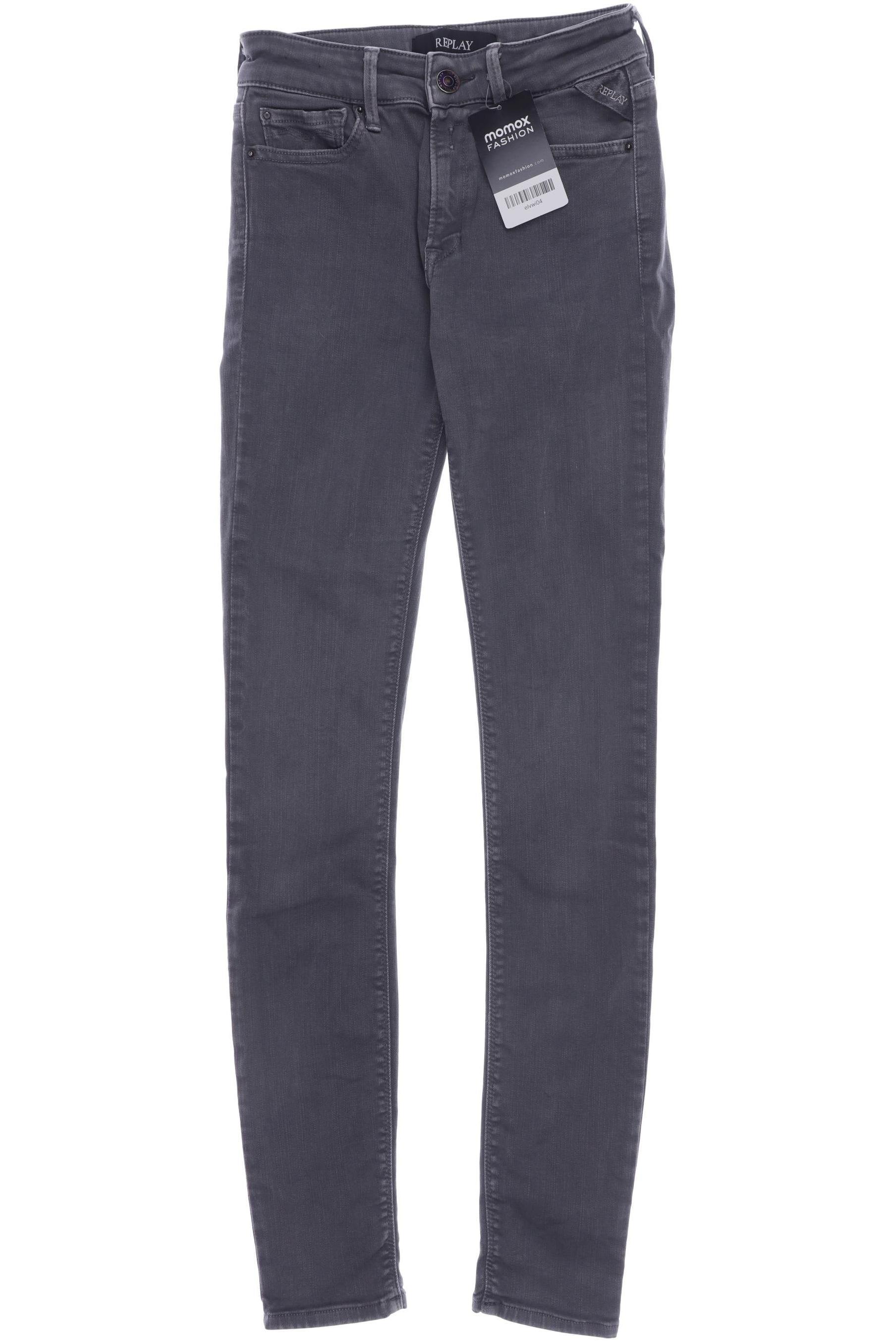 

Replay Damen Jeans, grau, Gr. 26