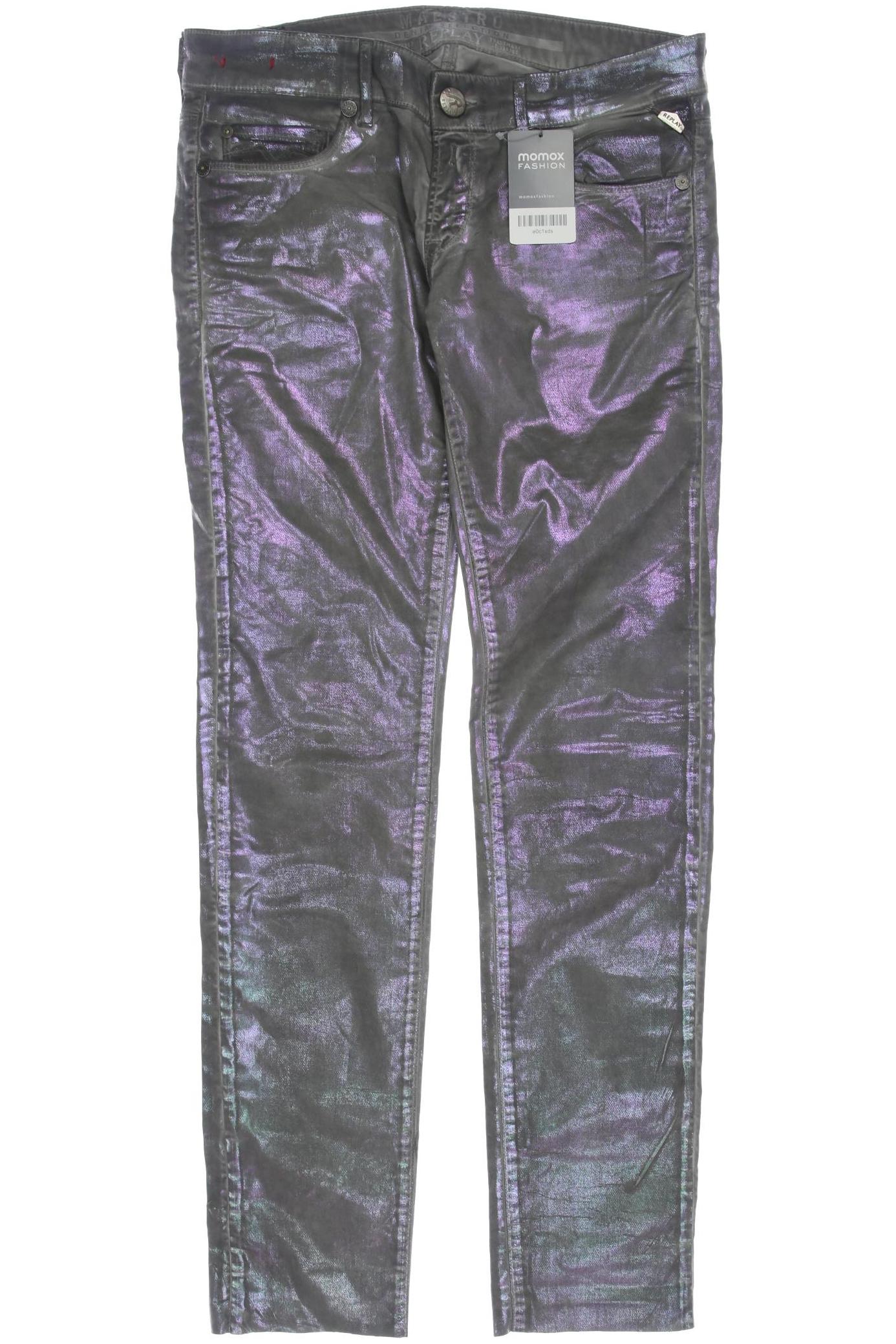 

Replay Damen Jeans, grau, Gr. 28