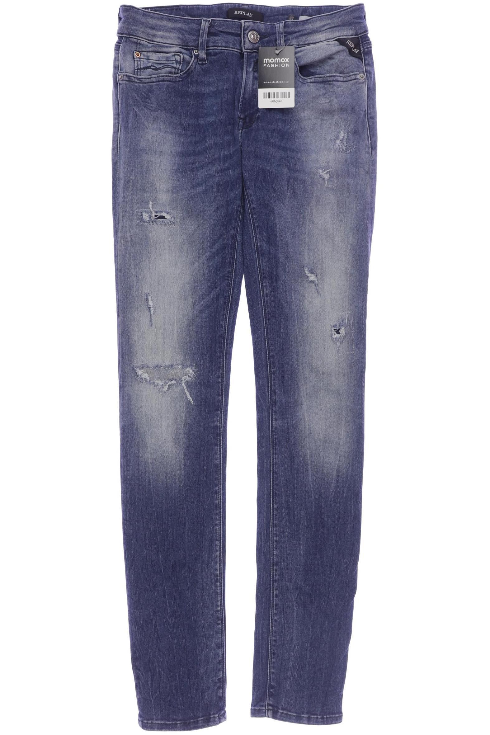 

Replay Damen Jeans, blau, Gr. 27