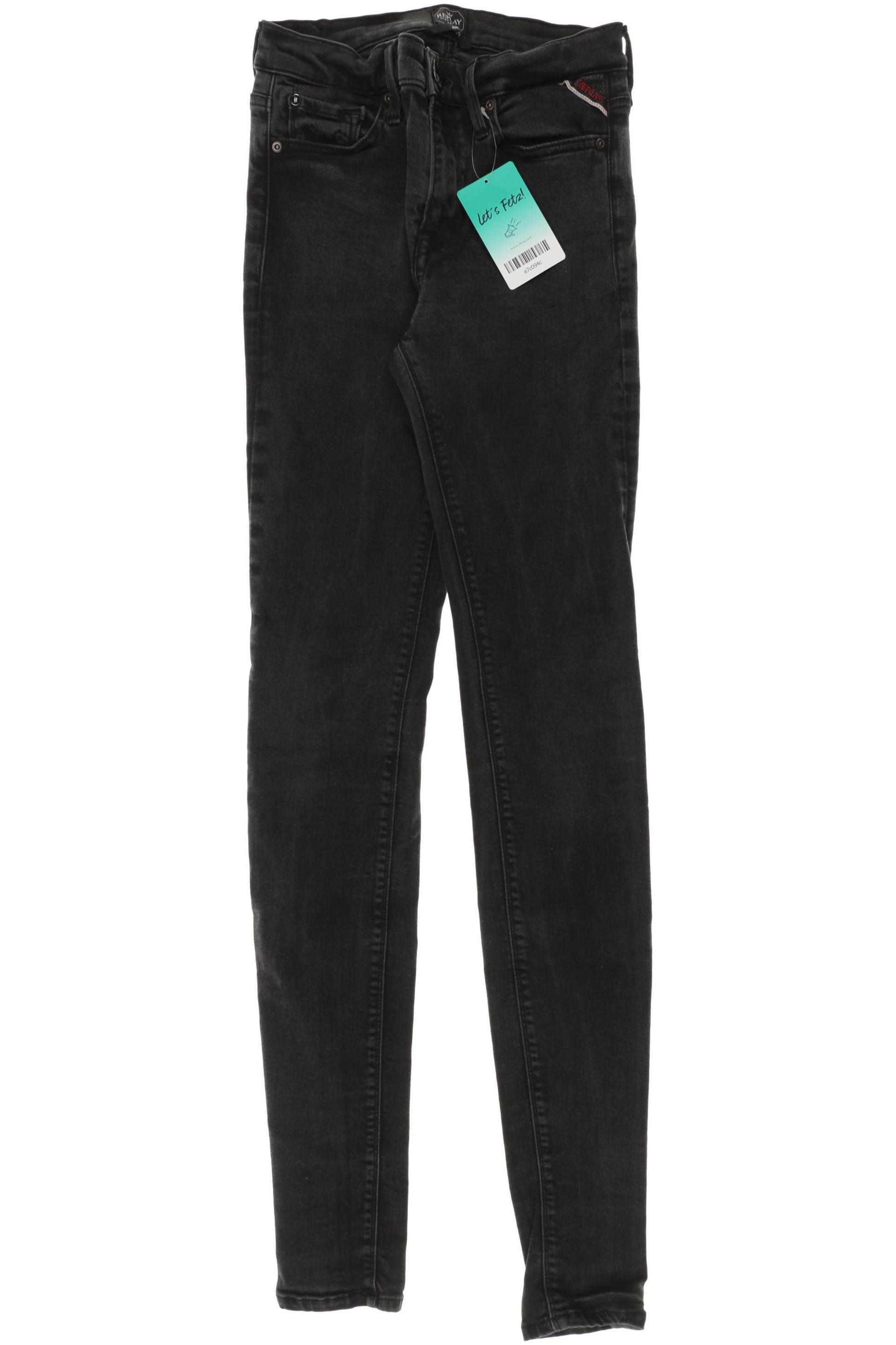 

Replay Damen Jeans, schwarz, Gr.