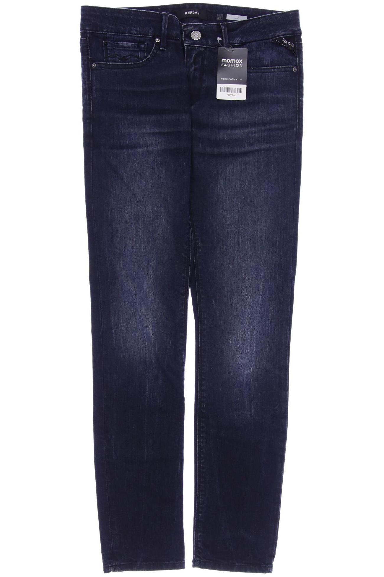 

Replay Damen Jeans, marineblau, Gr. 28