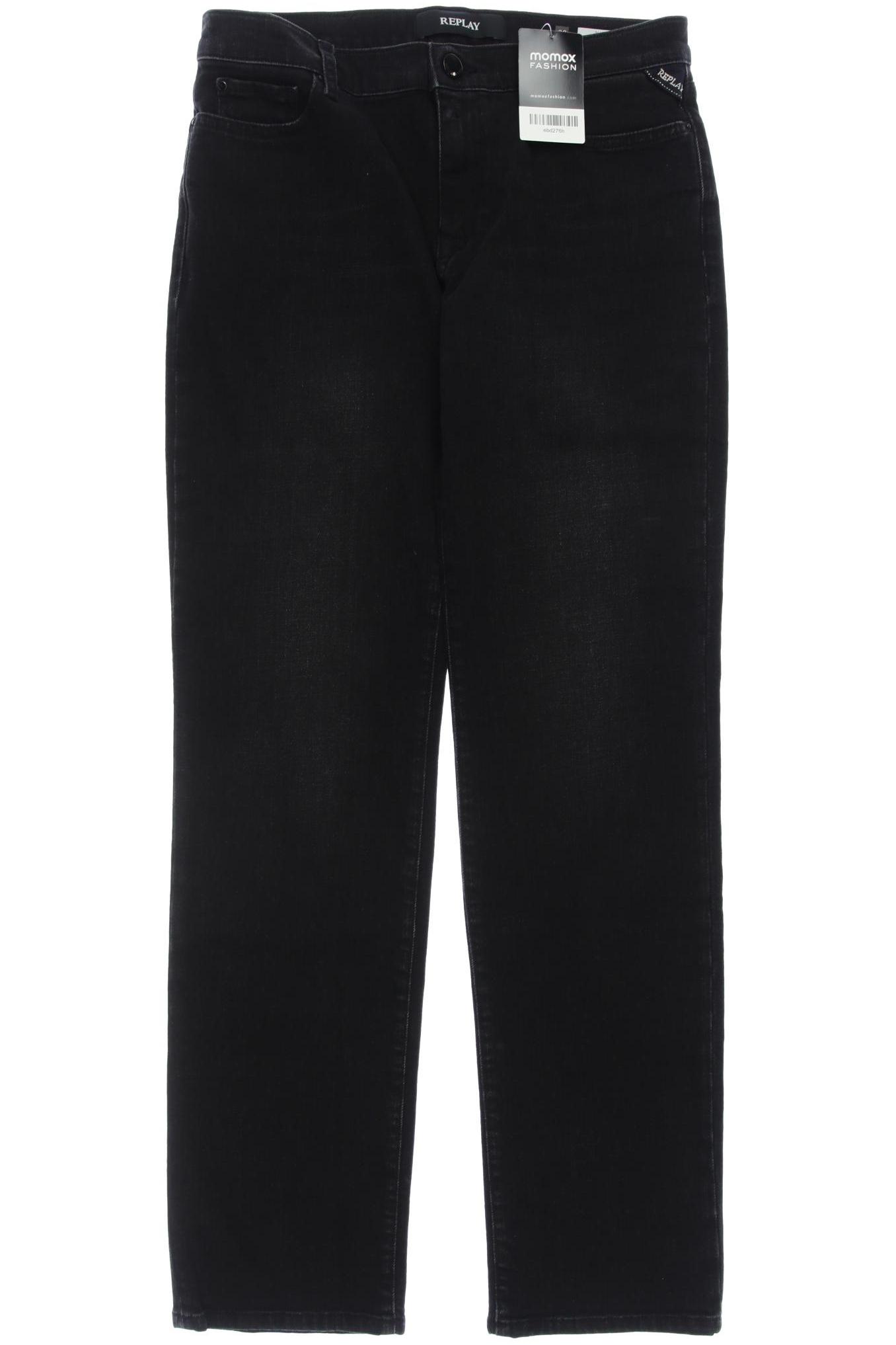

Replay Damen Jeans, schwarz, Gr. 28