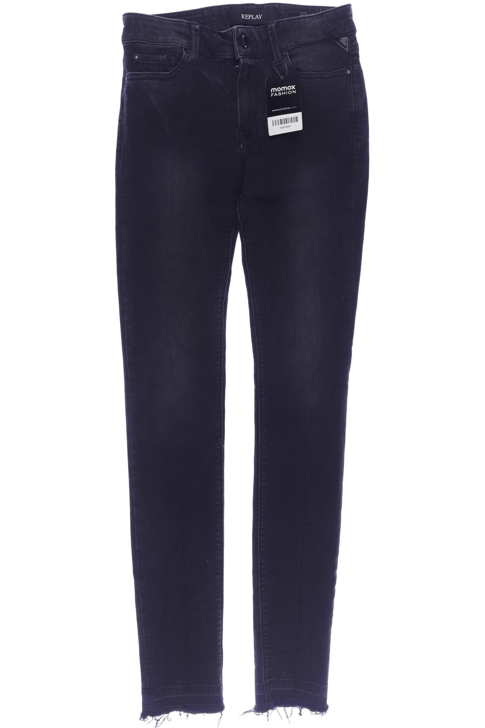 

Replay Damen Jeans, schwarz, Gr. 26