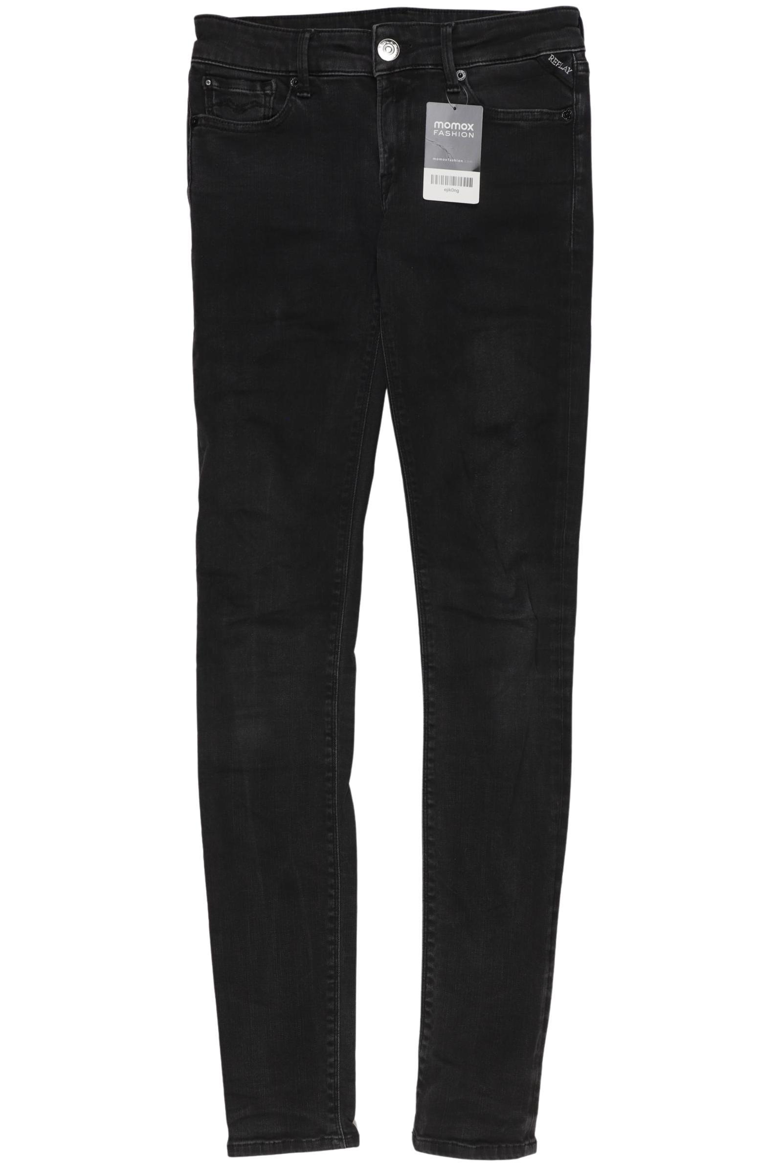 

Replay Damen Jeans, schwarz, Gr. 26