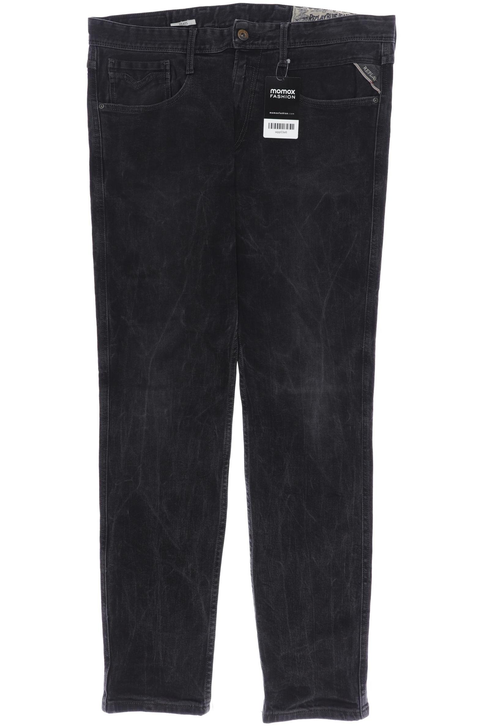 

Replay Damen Jeans, schwarz, Gr. 34