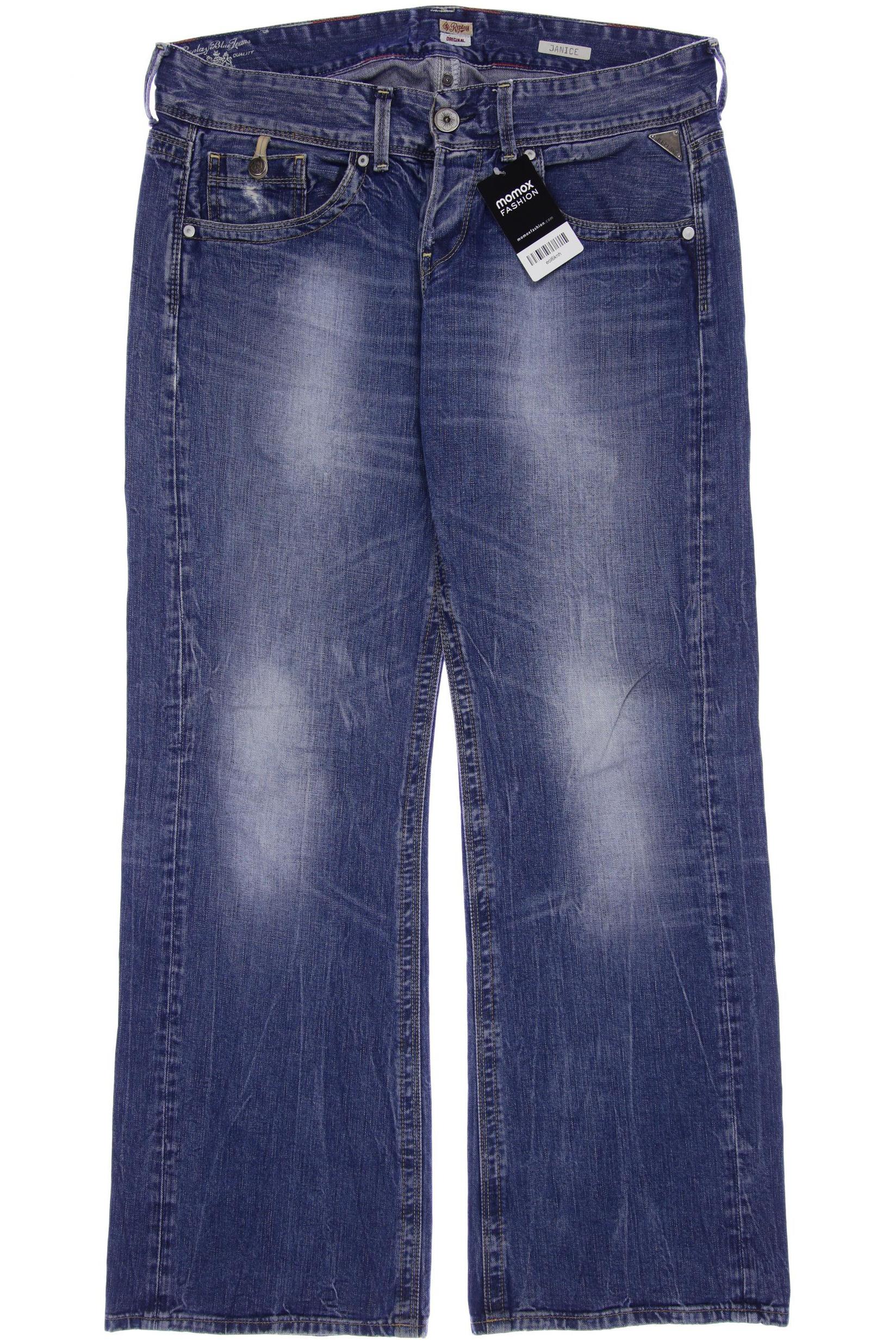 

Replay Damen Jeans, blau