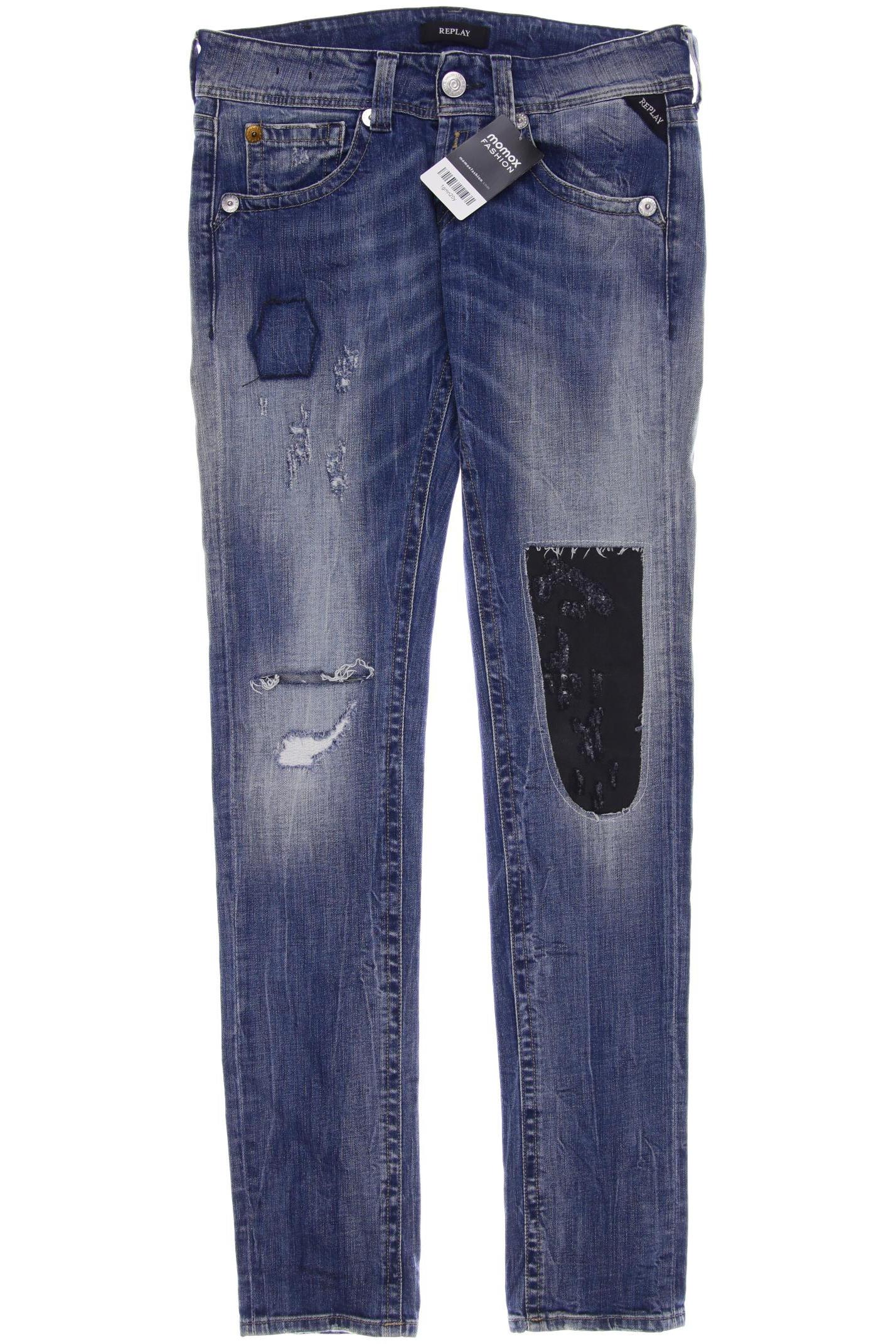 

Replay Damen Jeans, blau, Gr. 27
