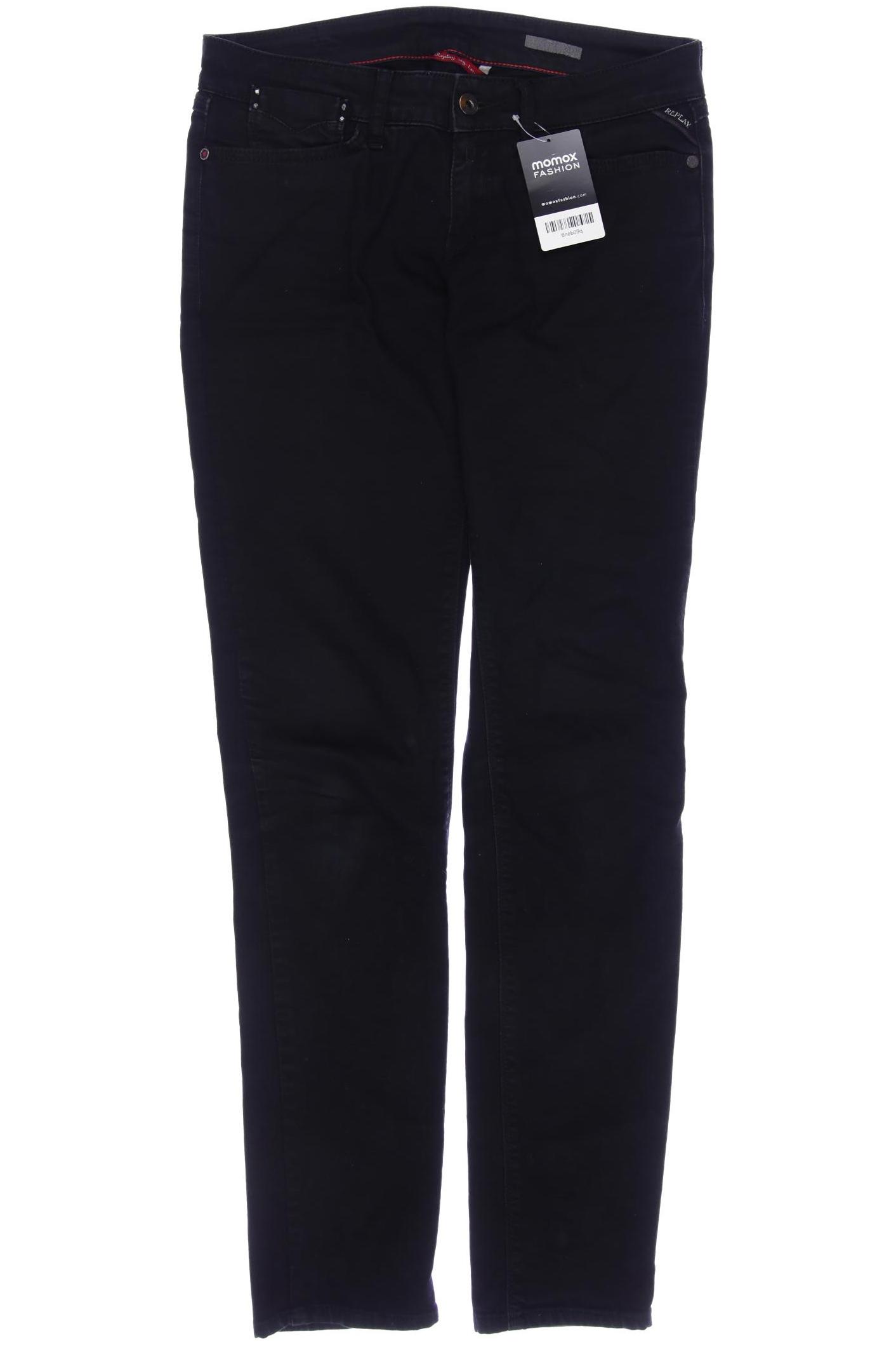 

Replay Damen Jeans, schwarz