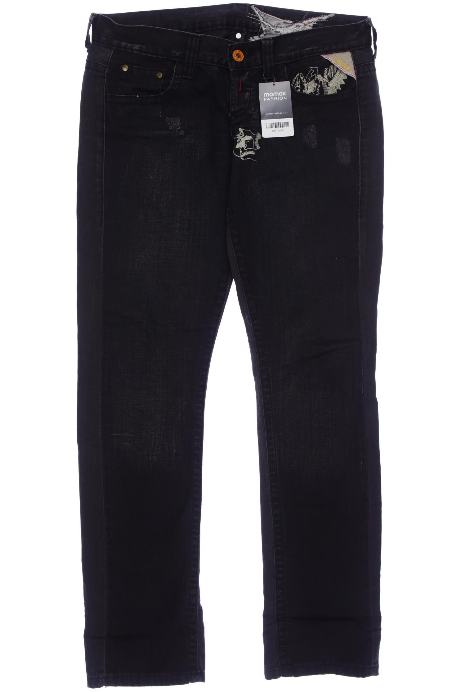 Thumbnail - Replay Damen Jeans, schwarz, Gr. 30