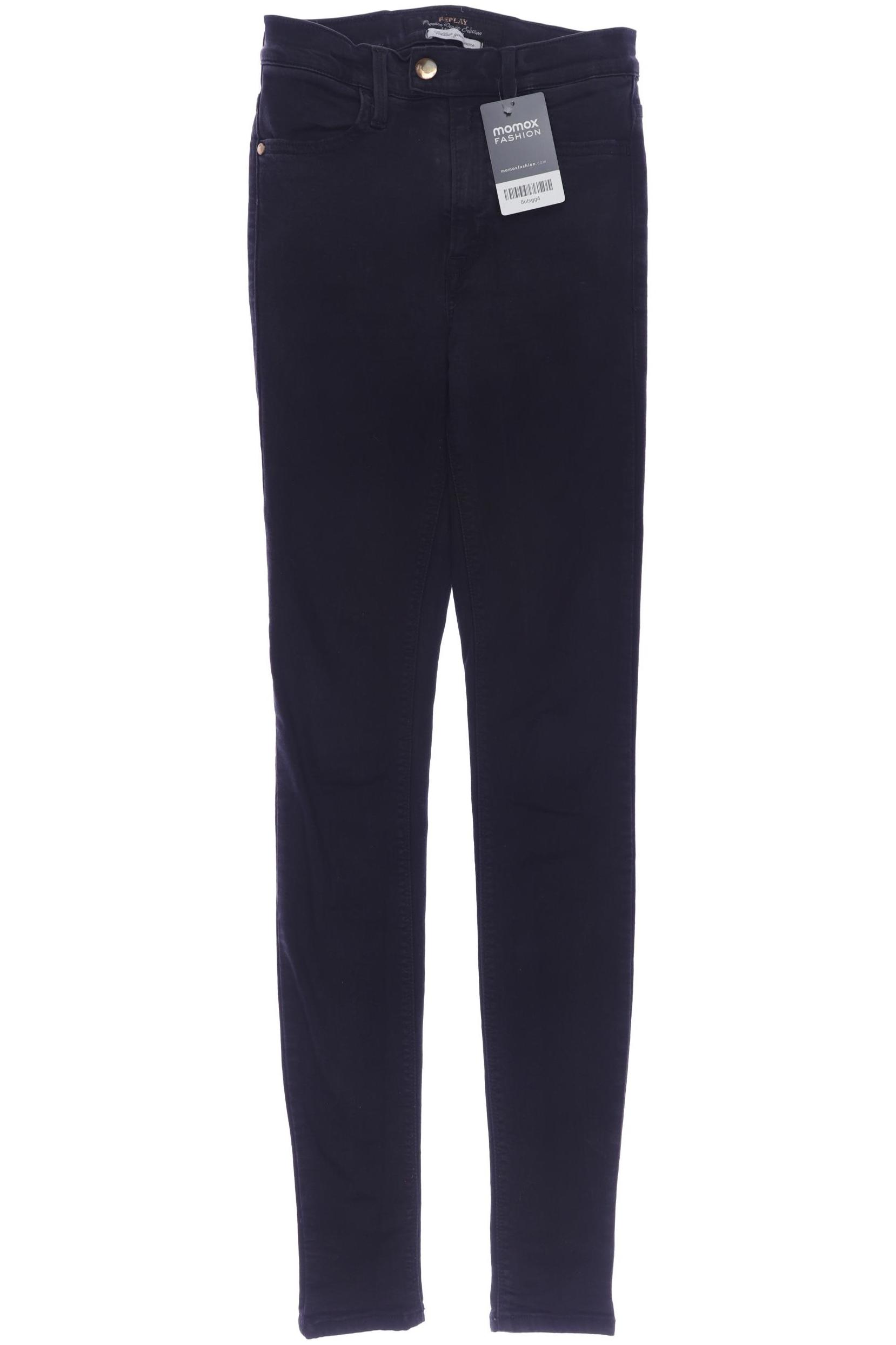 

Replay Damen Jeans, schwarz, Gr. 24