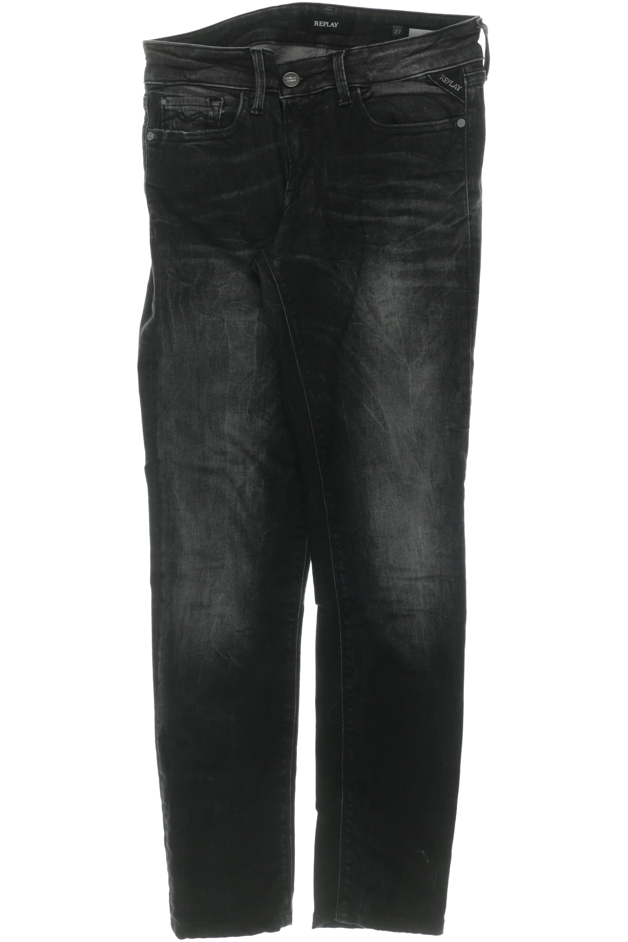 

Replay Damen Jeans, schwarz, Gr. 27