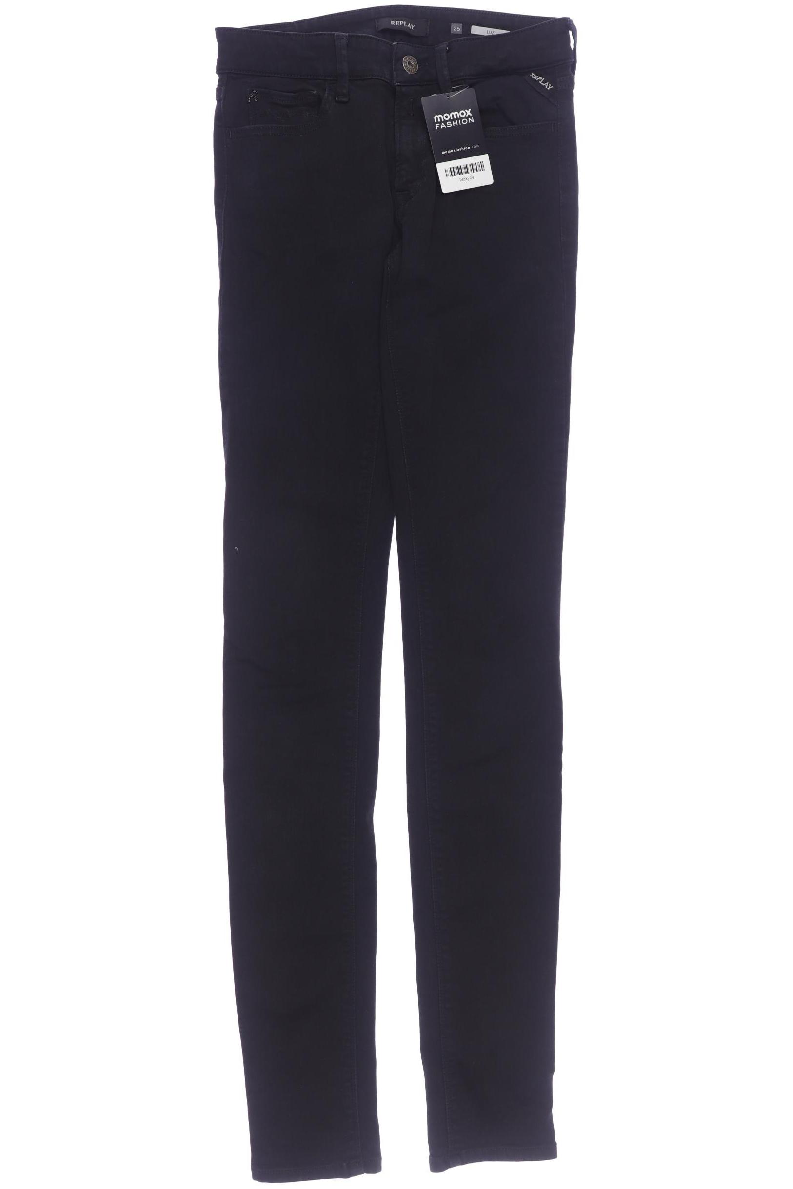 

Replay Damen Jeans, schwarz, Gr. 25