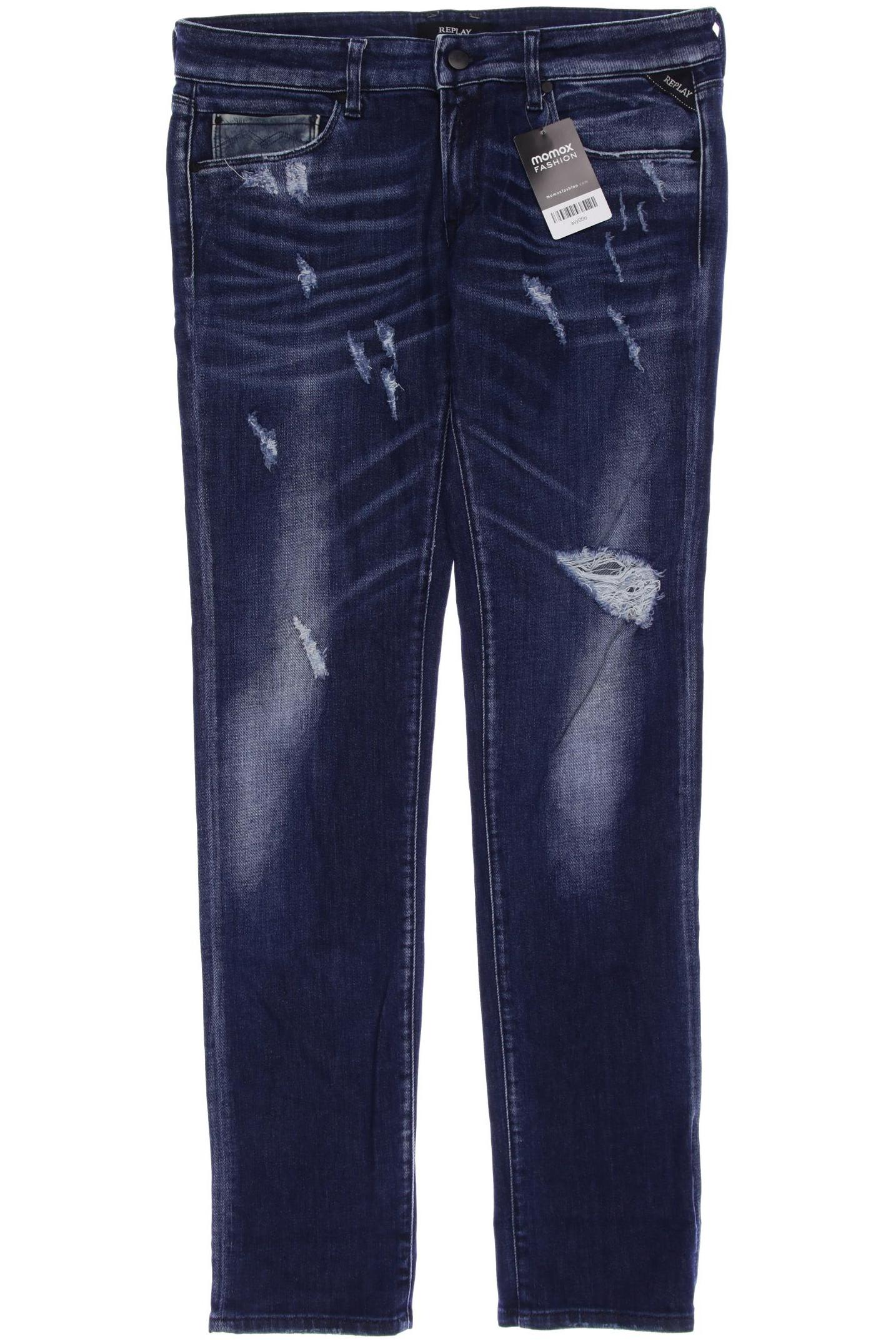 

Replay Damen Jeans, marineblau, Gr. 30