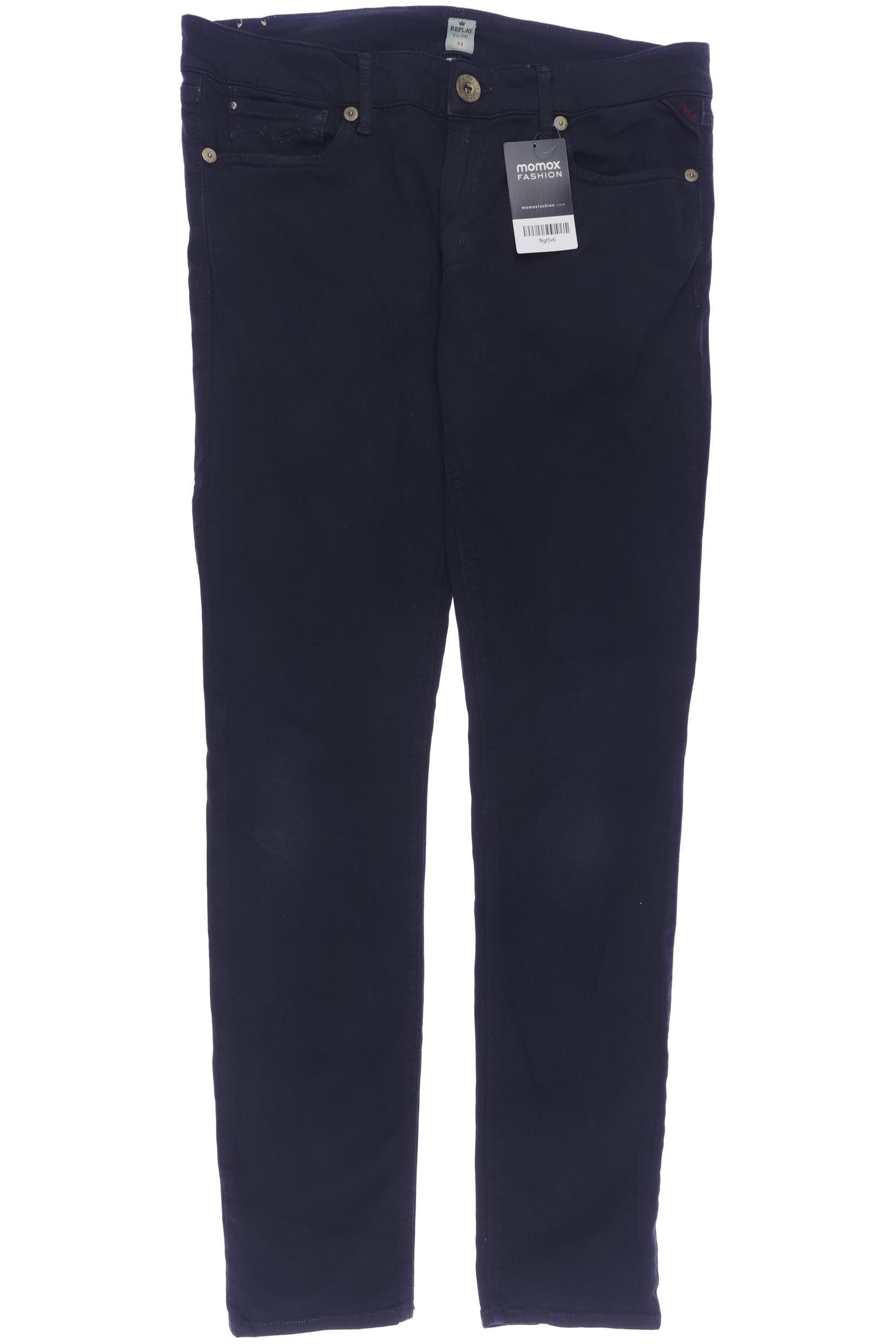 

Replay Damen Jeans, schwarz, Gr. 31