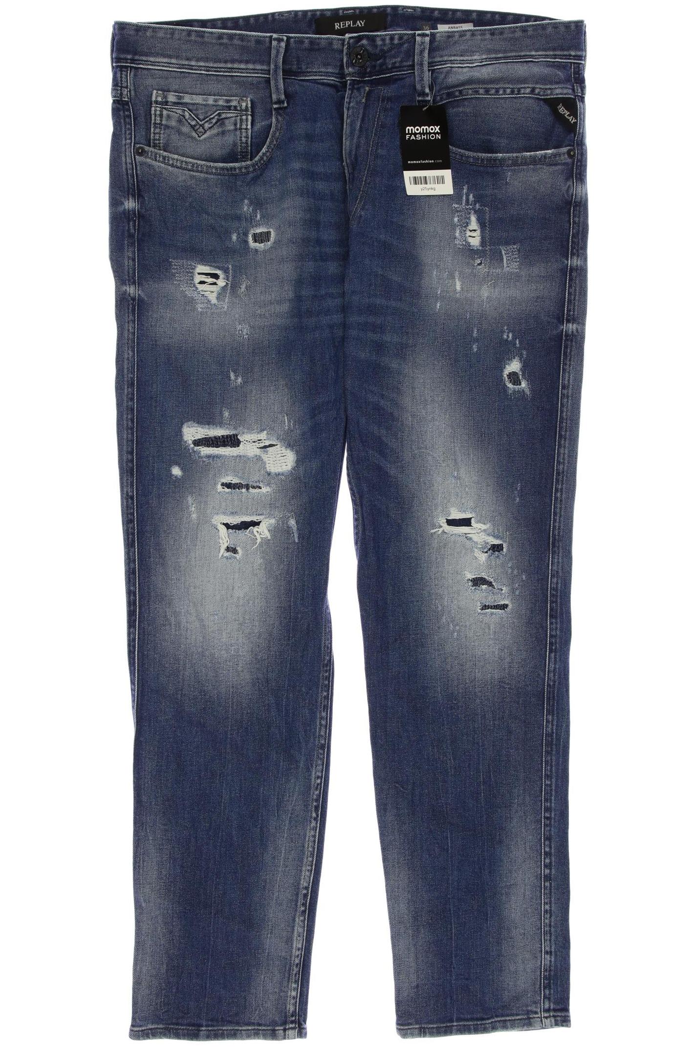 

Replay Damen Jeans, blau, Gr. 48