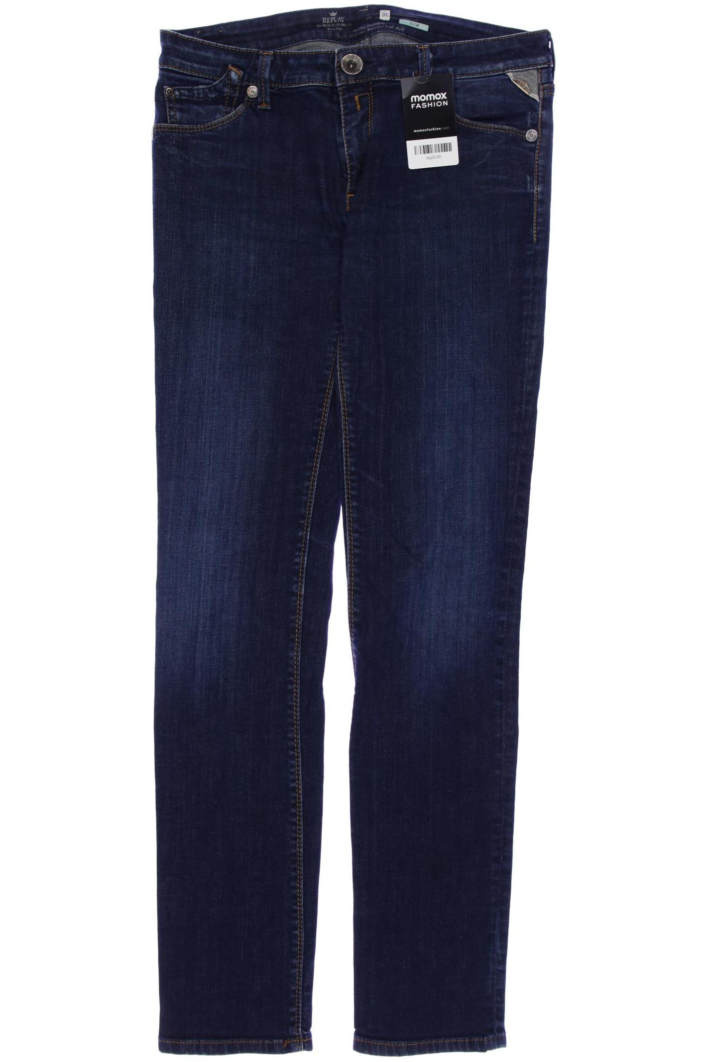 

Replay Damen Jeans, marineblau, Gr. 31